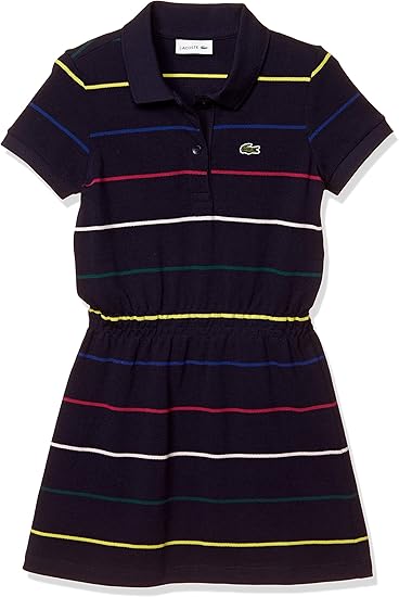 Amazon ラコステ Dresses Girlsマルチボーダーポロワンピース ワンピース チュニック 通販 Amazon ラコステ Dresses Girlsマルチボーダーポロワンピース ワンピース チュニック 通販