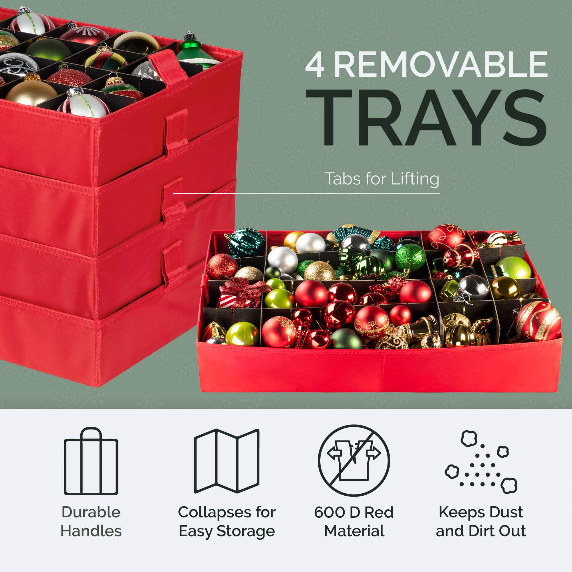 Boîte De Rangement Decoration Noel Boule De Noël Sac Noel Pour 128