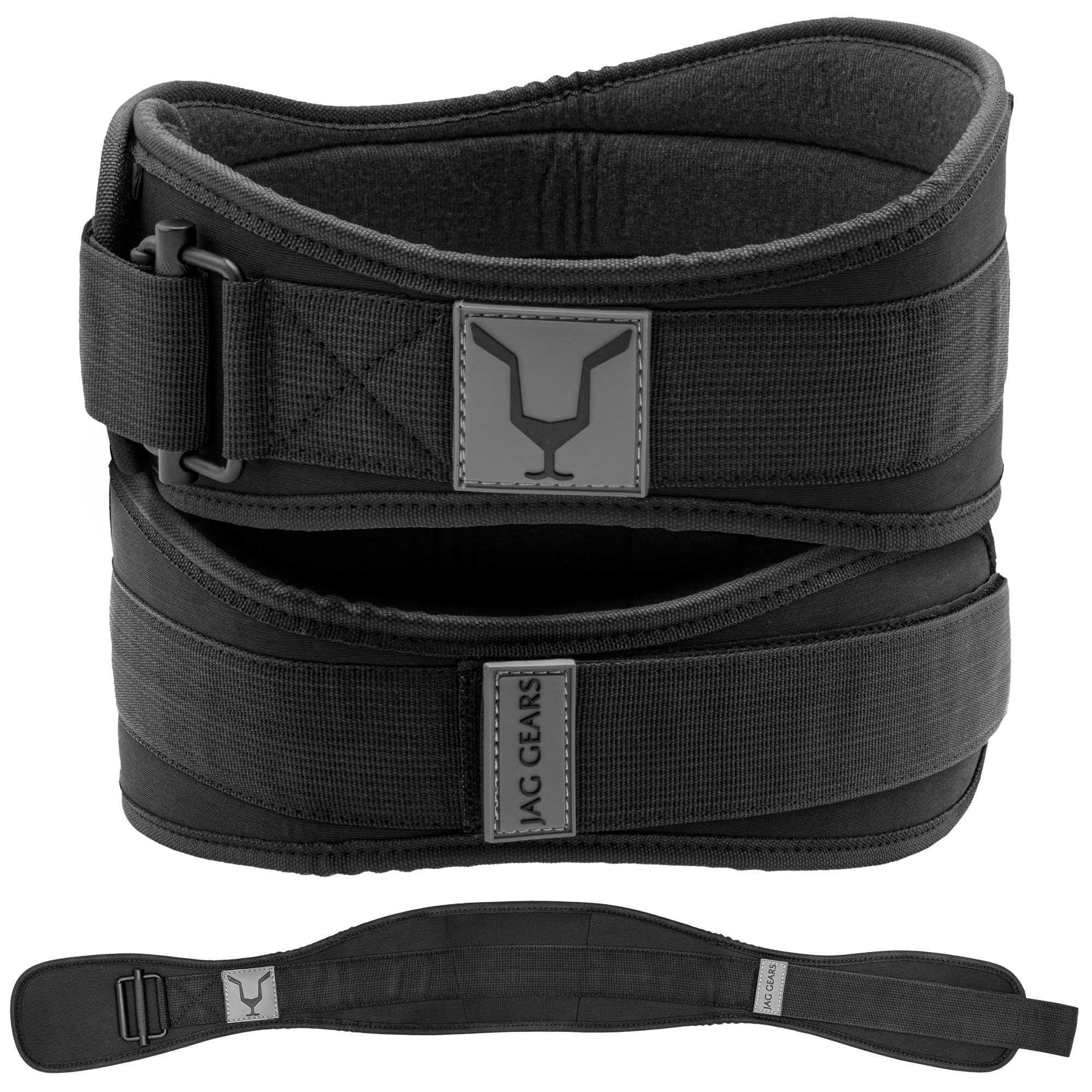JAG Weightlifting Belt for Men – Women Self Locking Weight Lifting Belt Includes Fitness Weight Lifting Straps and Neoprene Padding Back Support Gym Belt for Workout, Powerlifting and Deadlift Squat
