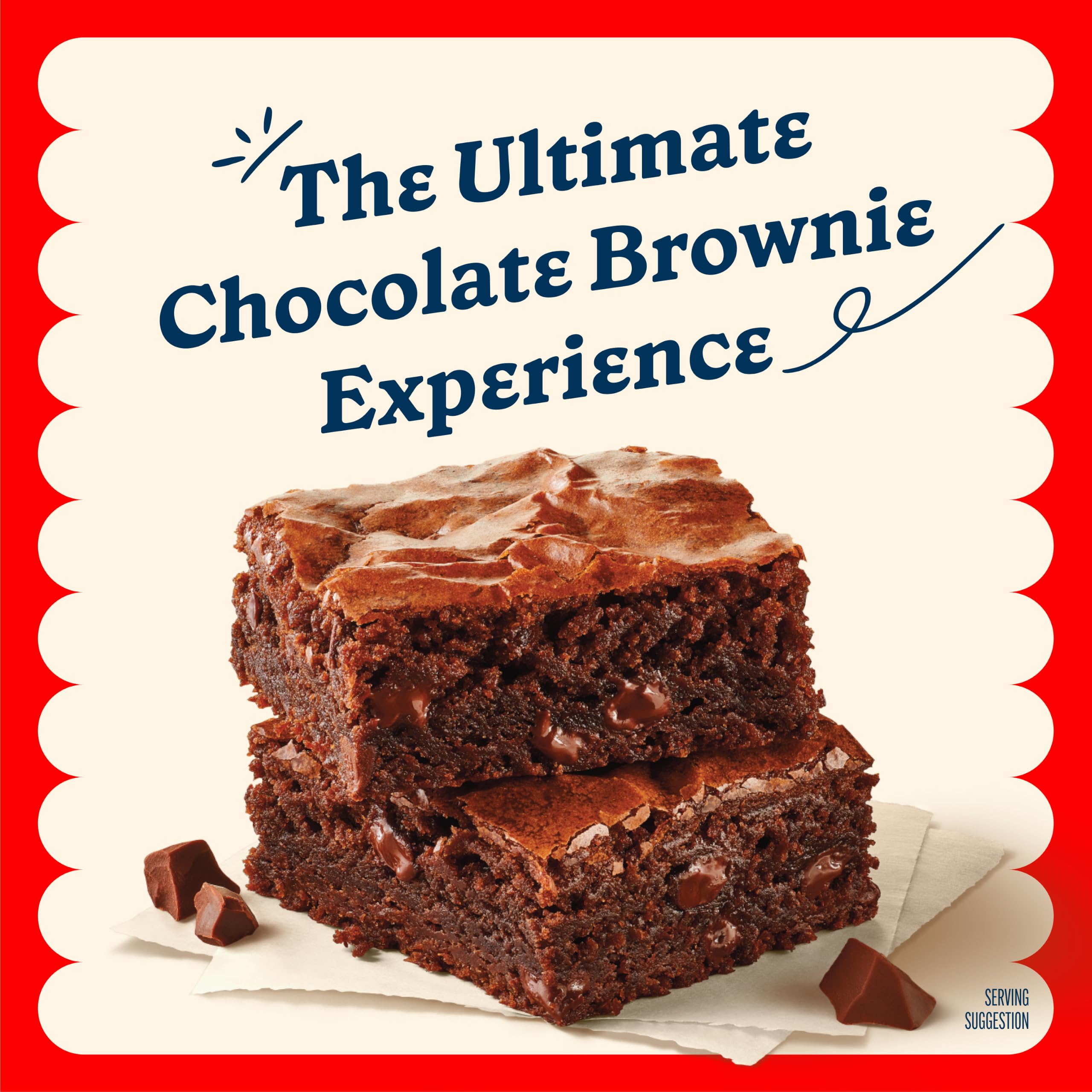 Betty Crocker Supreme Brownie Mix, Chocolate Chunk, 510 g