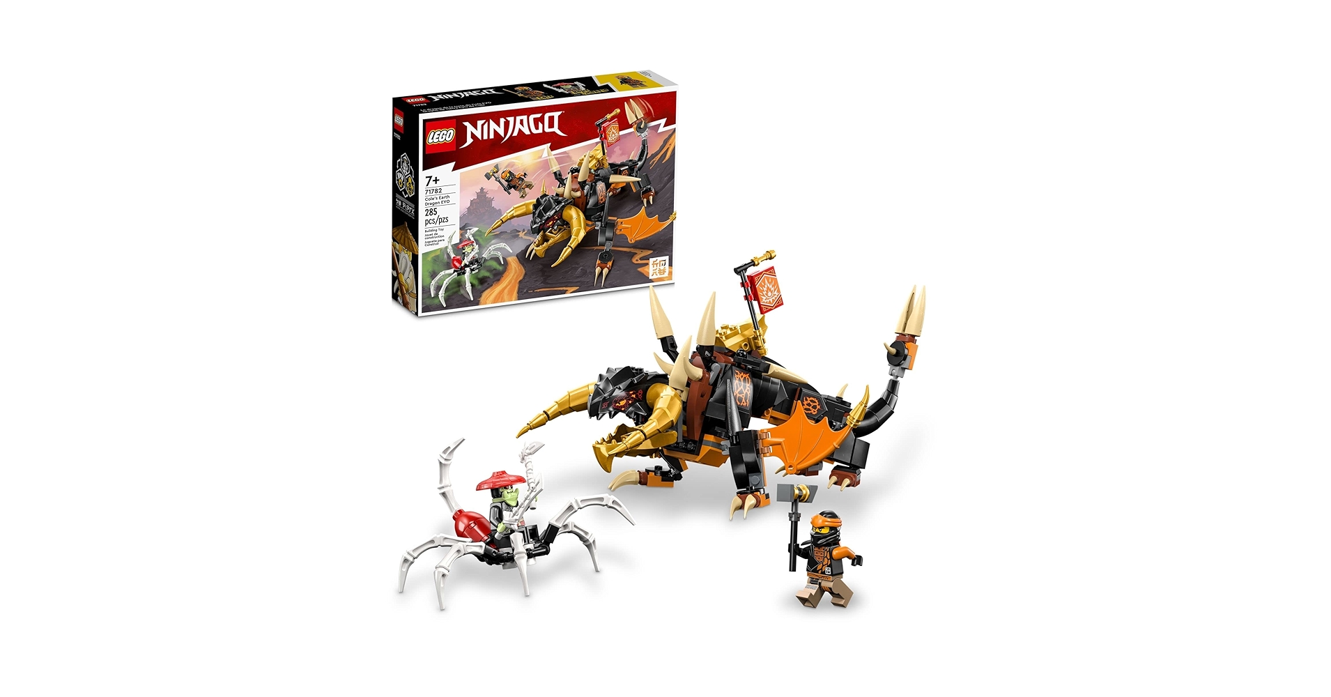Amazon.com: LEGO NINJAGO Cole's Earth Dragon EVO 71782