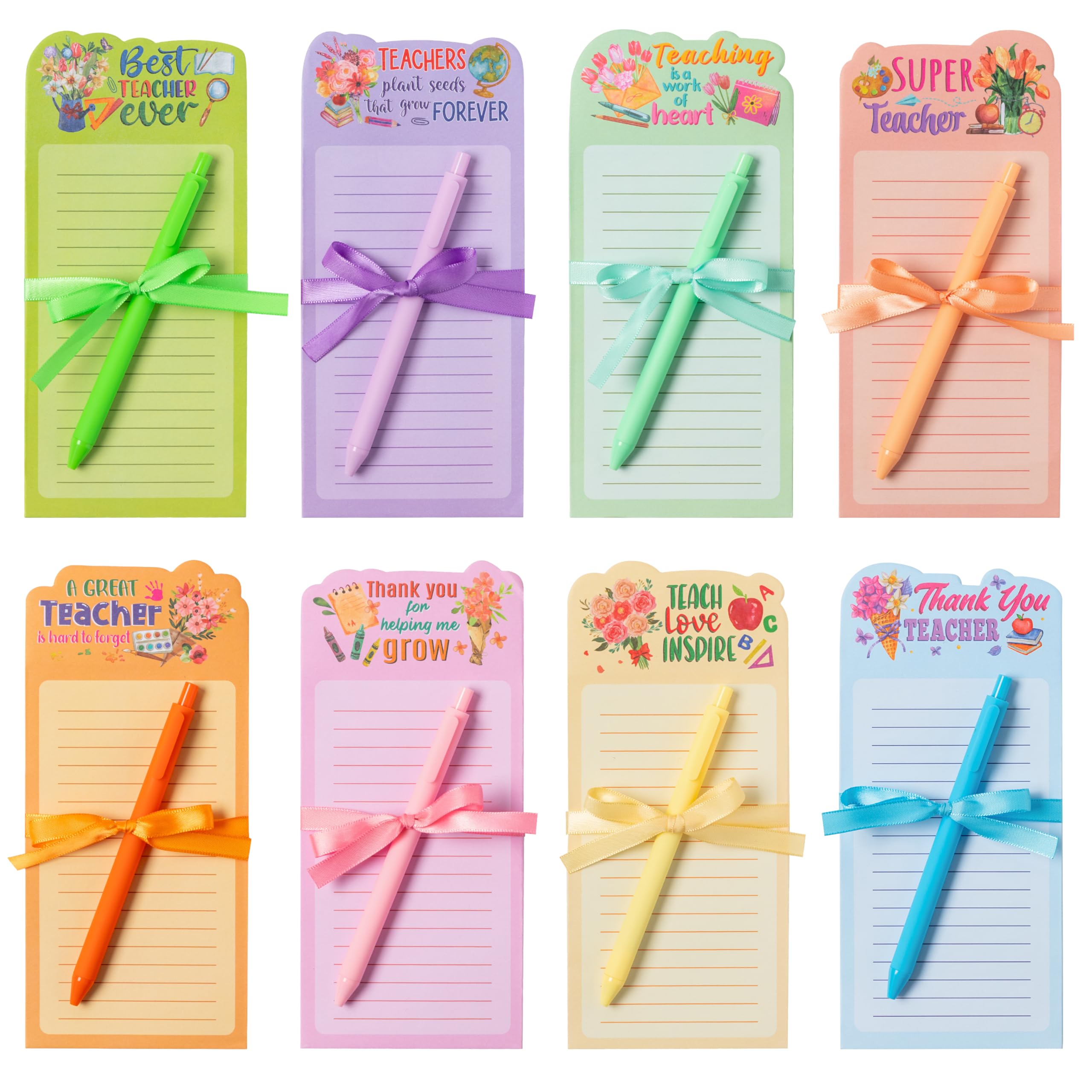 Bloc-notes enseignant ANGOLIO lot de 40 sets de listes de tâches et notes repositionnables - 8