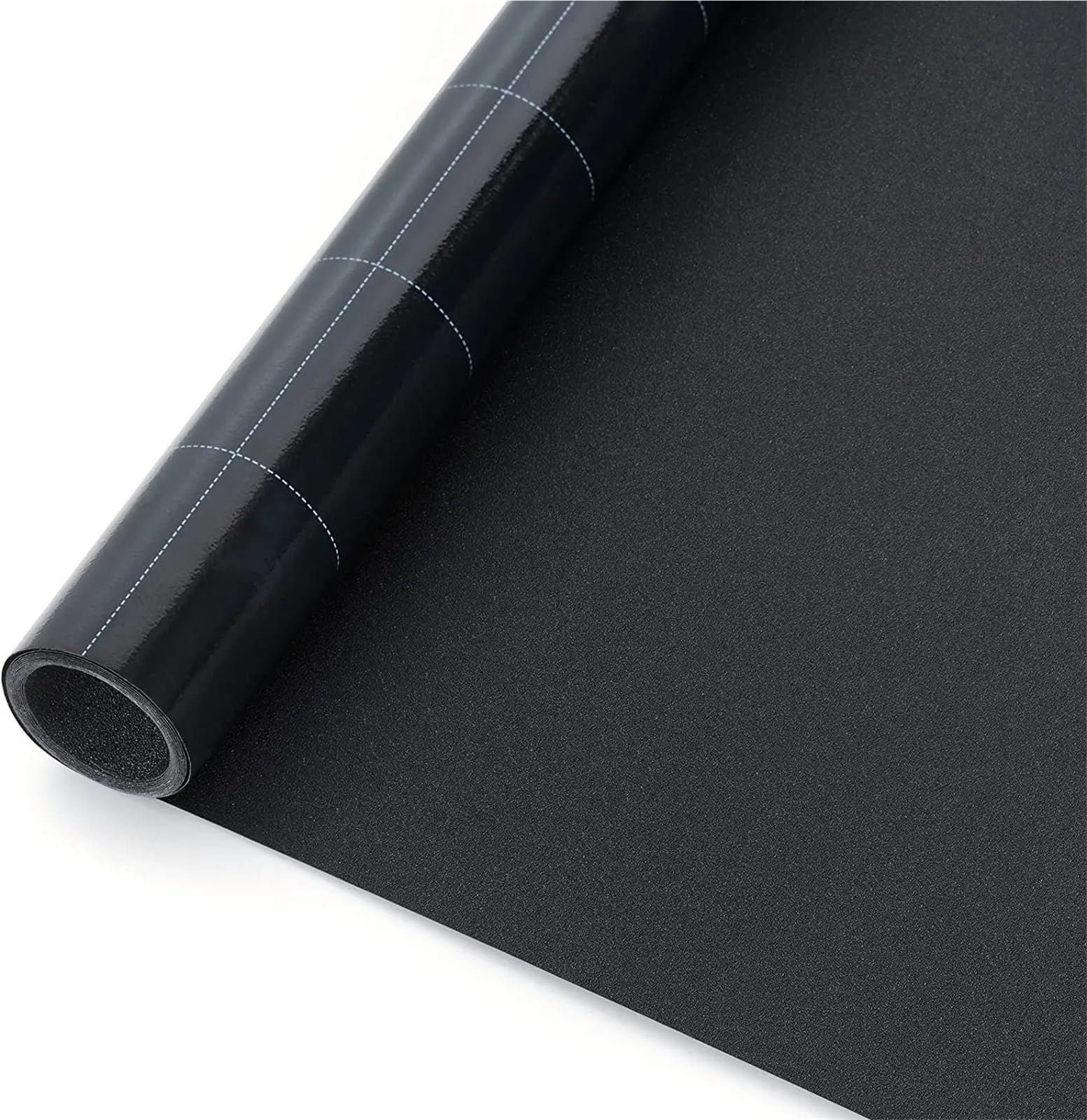Window Film Privacy Total Blackout Window Film Privacy Room Darkening Tint for Home 100% Light Blocking Black Cover Static Cling Glass Sun Blocker(30x200 cm)