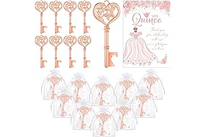 Recuerdos para Quinceañeras: Mariposas Doradas y Rosas