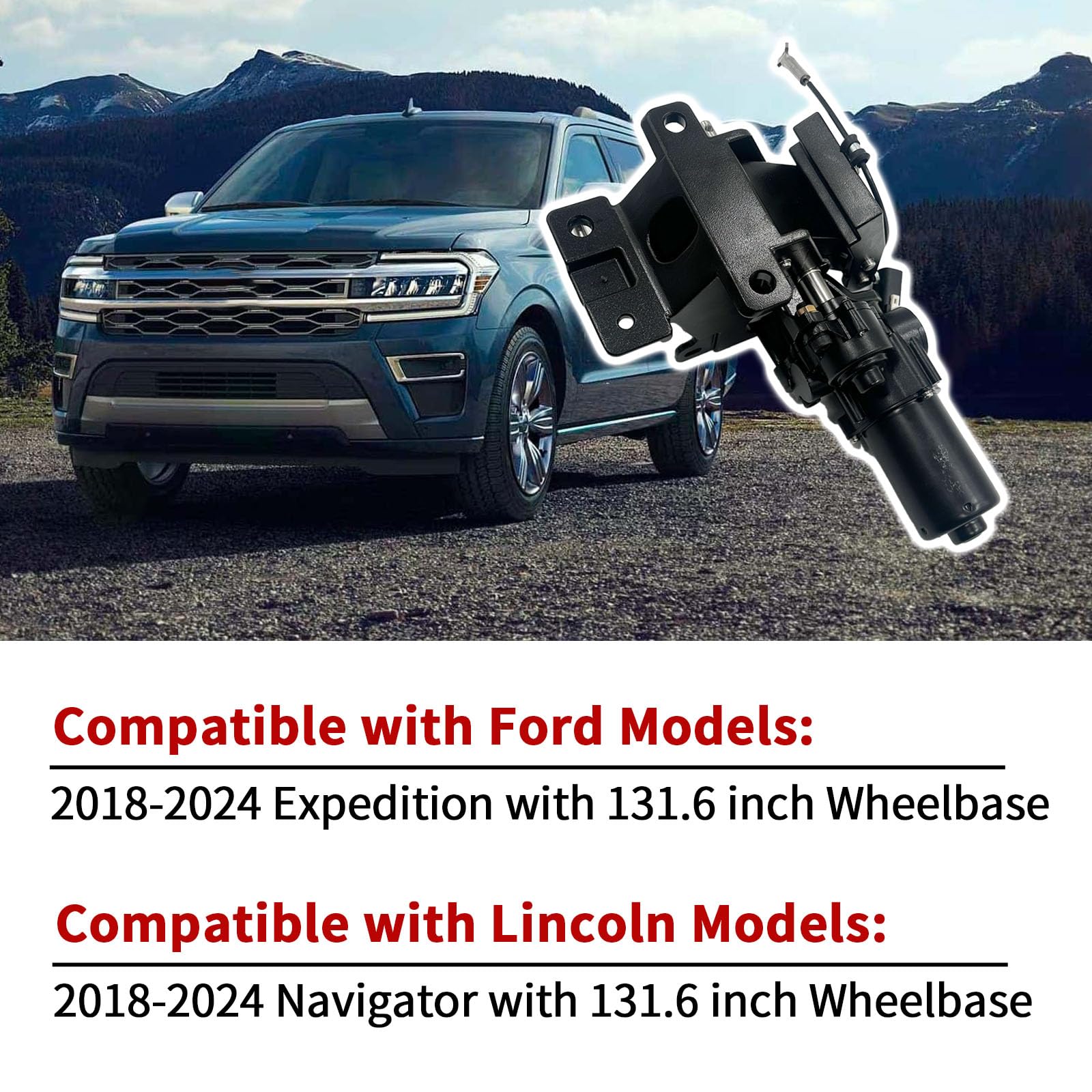 JL1Z16A507H Power Running Board Motor Assembly Compatible with 2018-2024 Ford Expedition/Lincoln Navigator Left Driver Side #JL1Z16A507B JL1Z-16A507-B JL1Z-16A507-H