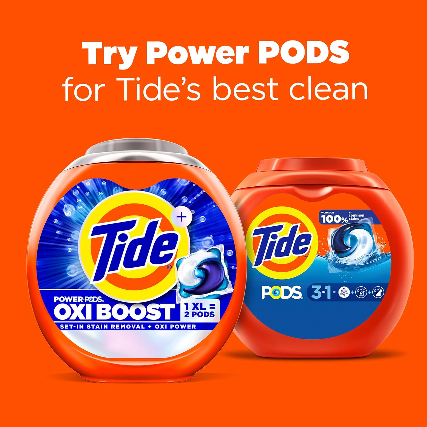 Tide PODS laundry detergent pacs, 3-in-1 Stain Remover, Odor Fighter, Color Protector, 76 Count, HE compatible, Original Scent - Image 11