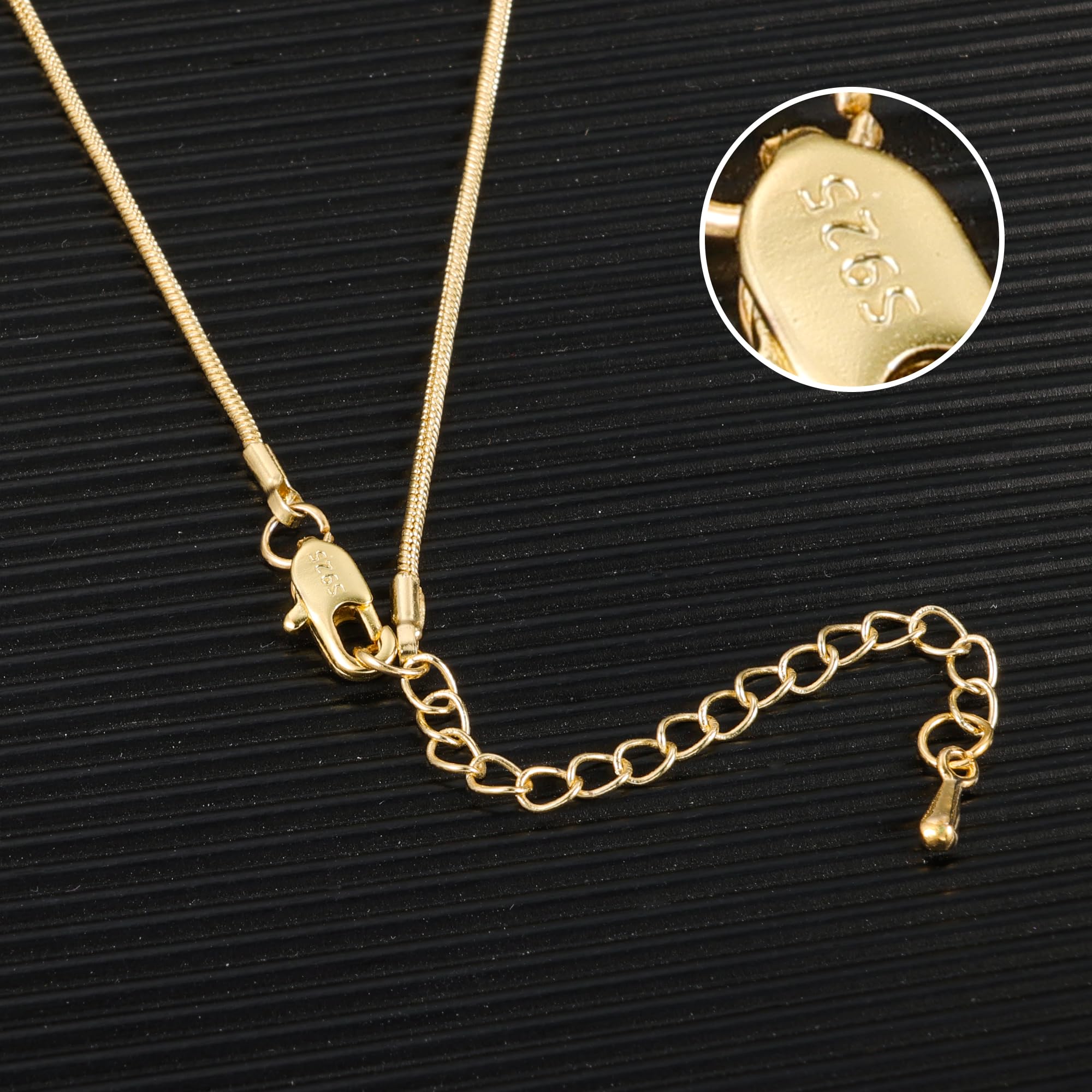 ALEXCRAFT Chiusure Per Collane 925 Fermagli E Anelli Di Salto 925 Moschettoni In Argento 925 Per Collane Creazione Gioielli Moschettone Oro Fai Da Te