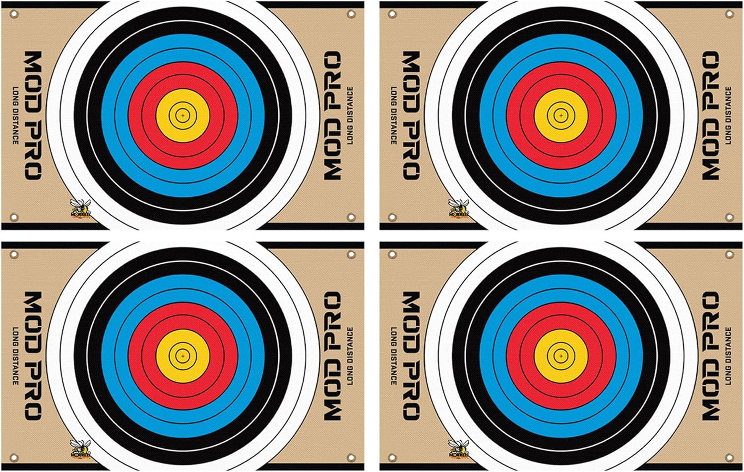 Morrell Jacket MOD Pro, Polypropylene Target Face/Wrap for Compound and Traditional Bows, Durable and Reliable, 4 Pack, Tan