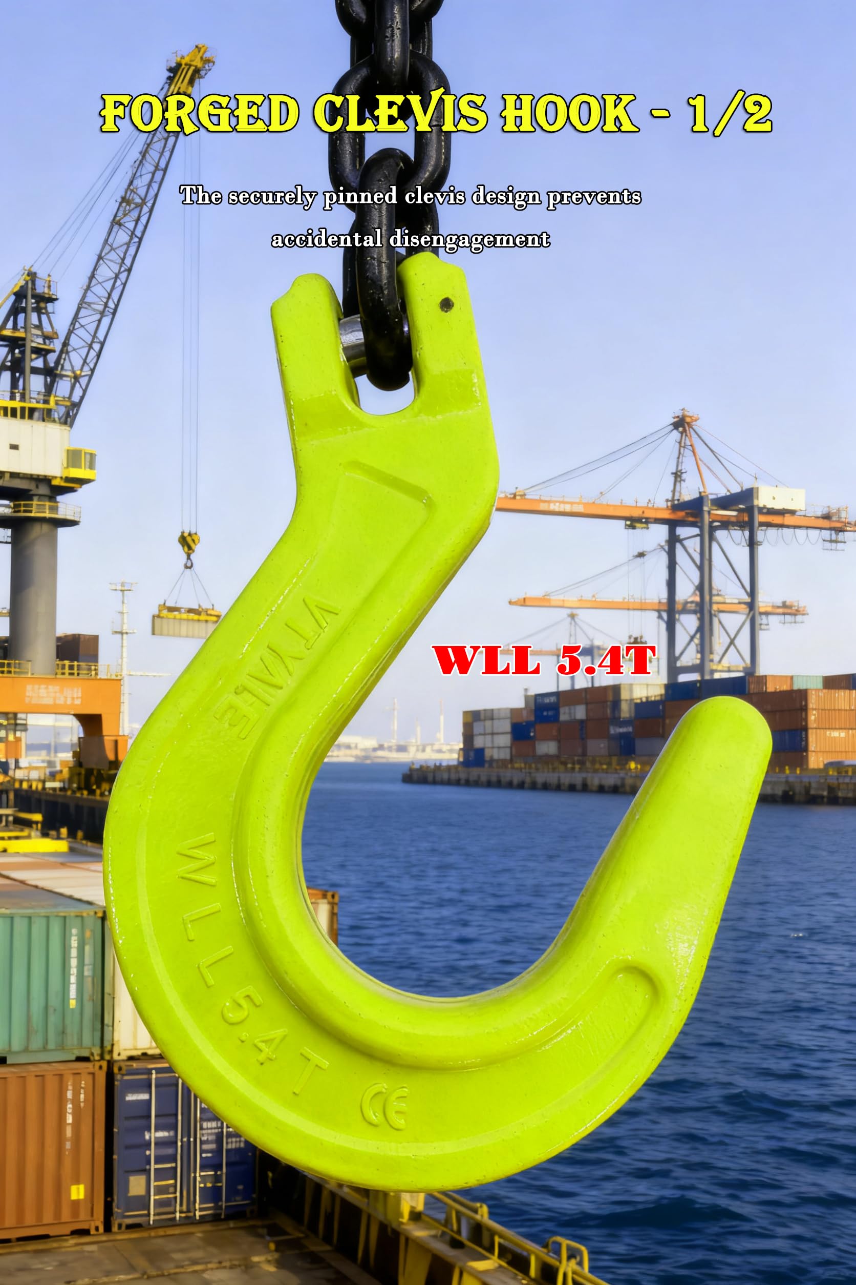 Heavy Duty Foundry Lifting Hooks - 2 Pack -3 Heavy Duty Foundry Lifting Hooks - 2 Pack -3