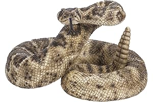 Pacific Giftware Realist Look Rattle Snake Resin Figurine