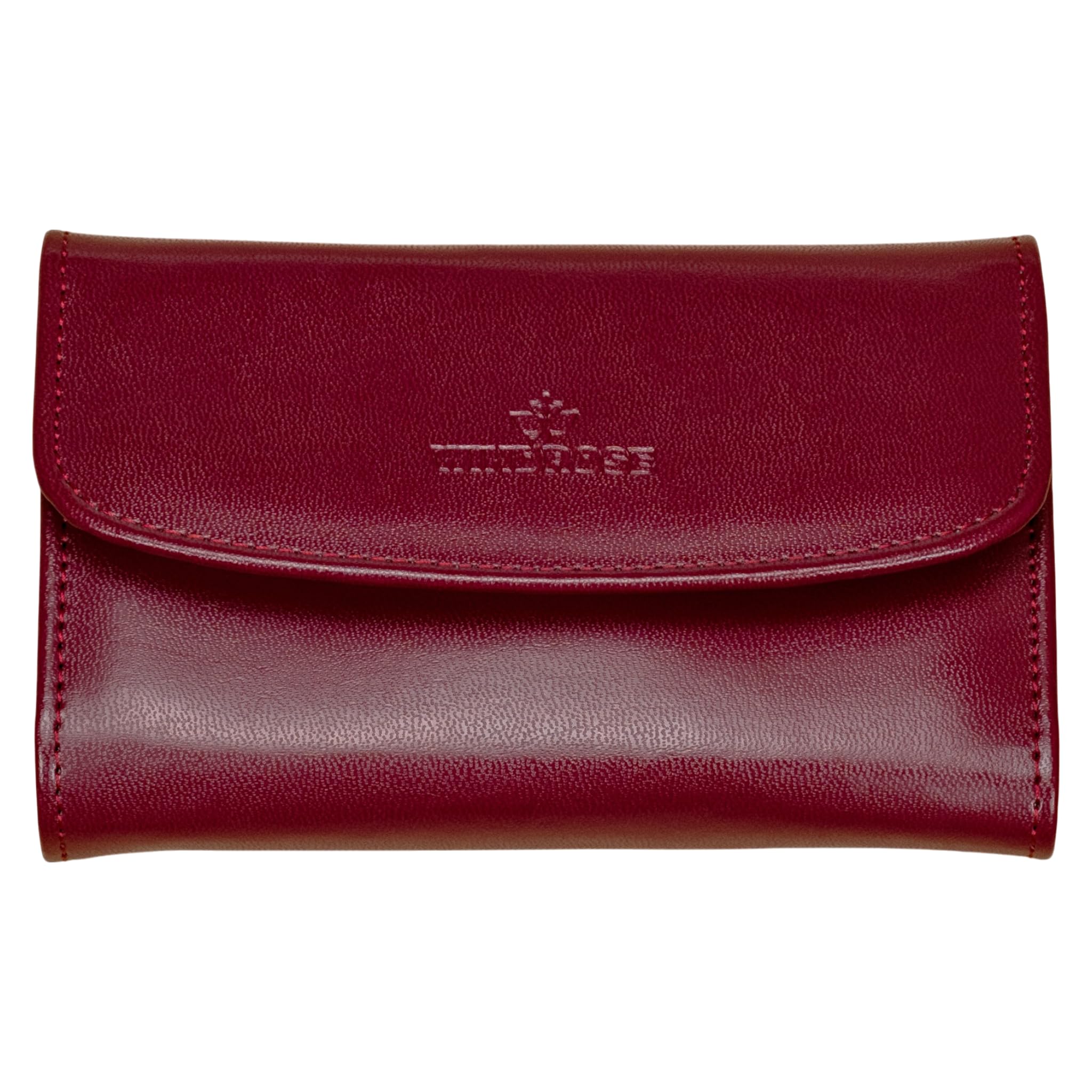 Windrose 8036960 Damen Schmuckkästchen Merino Kunstleder Rot