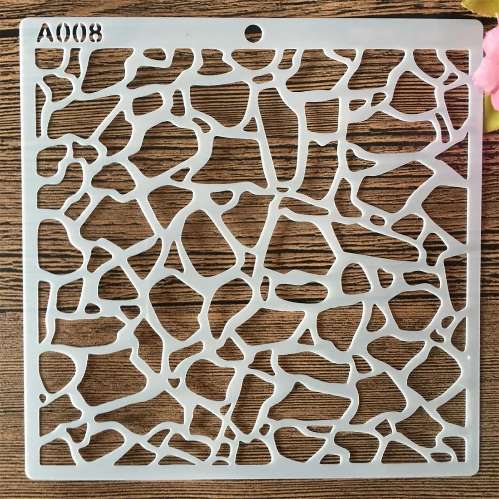 Schablonen zum Malen, 16 Stück, 15 cm, Geometrie, Kunst, Muster, Textur, wiederverwendbare Schablonen zum Malen an Wänden, Möbeln, Basteln, Scrapbooking, Karten, Bodenzeichnungen, Heimdekoration