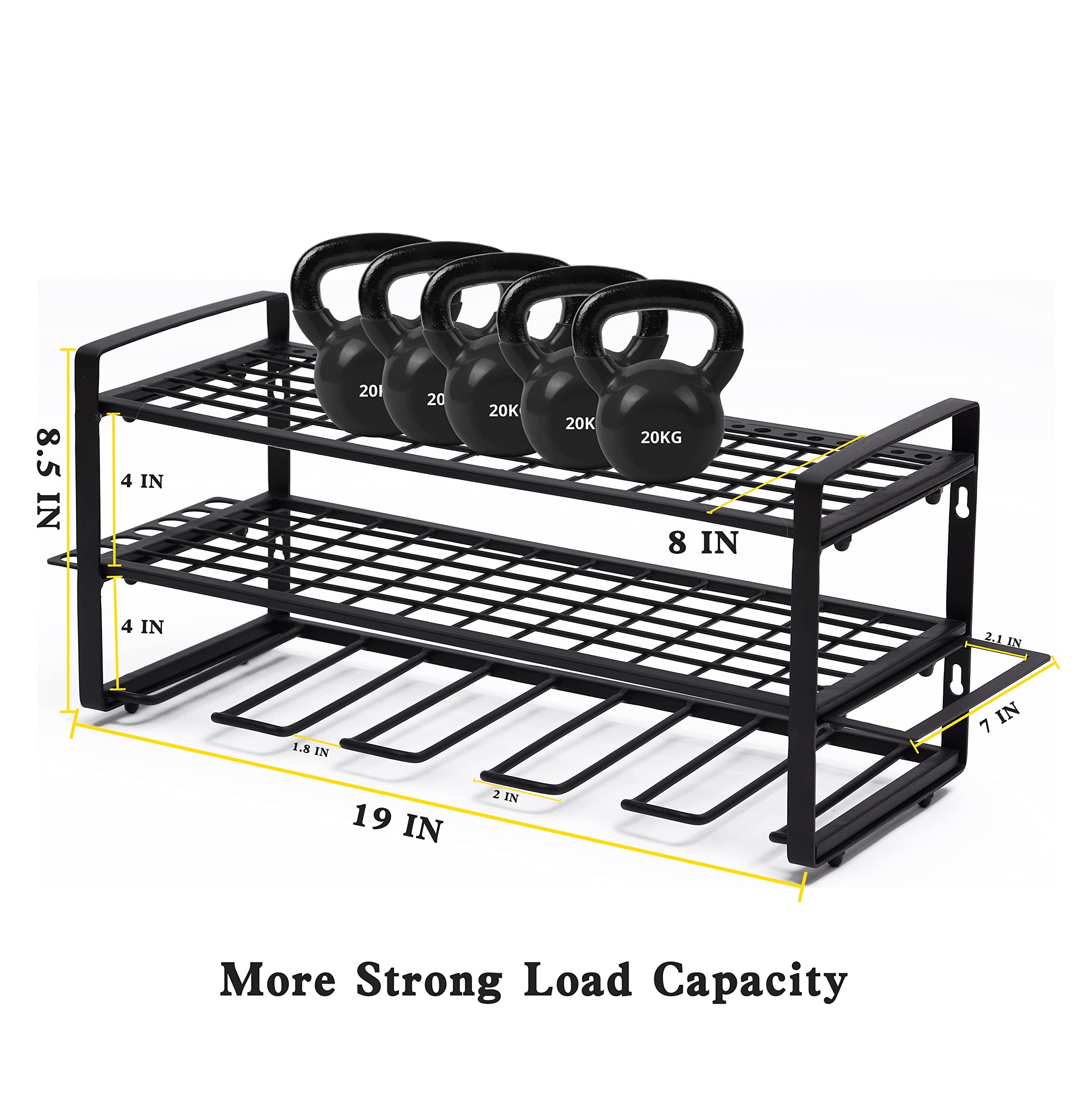 Buy LASIEYO Power Tool Organizer,Heavy Duty Cordless Drill Holder Garage Tools Organization - View #5