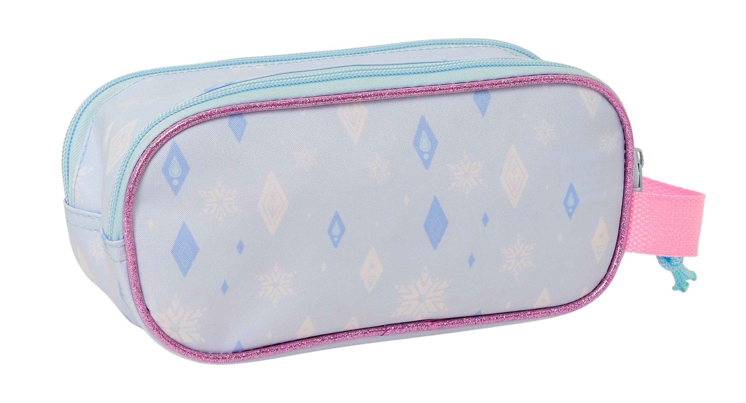 Safta Frozen 3D Double 3D Pencil Case, Children's Pencil Case, Ideal for School-Aged Children, Comfortable and Versatile, Quality and Resistance, 21 x 6 x 8 cm, Lilac Colour, lilac, Estndar, Casual - Image 2