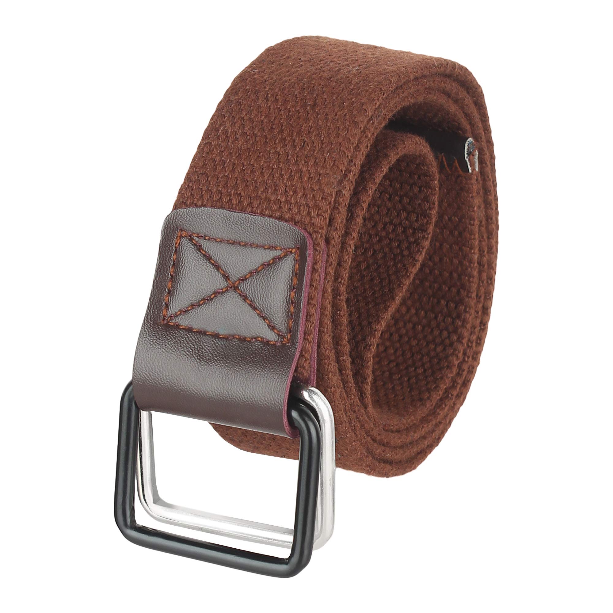 Cotton belt for men, belts for men under 200, gift for gents, belt for men stylish, gents belt, mens belt (Khaki, Free Size)-image-10