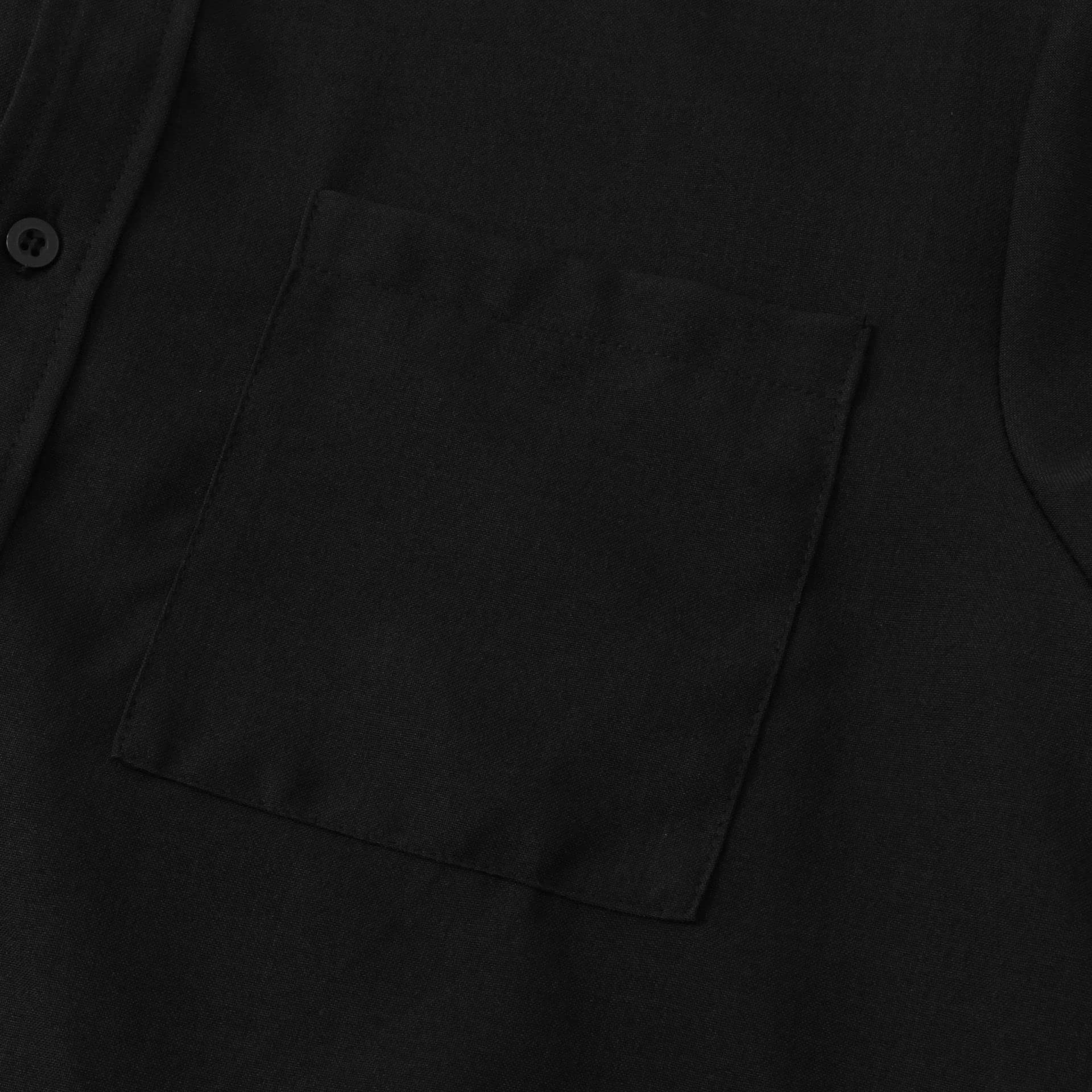 Camicia Uomo, Camicie da Uomo in Cotone e Lino, A Maniche Corte, con Collo A Serafino, con Bottoni, vestibilità Regolare, Casual, Cardigan Leggero, Estivo, da Spiaggia, con Tasca