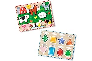 Melissa & Doug Chunky Puzzle Value Bundle