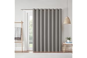 Eclipse Darrell Thermaweave Room Darkening Extra Wide Curtains, 84" x 100"