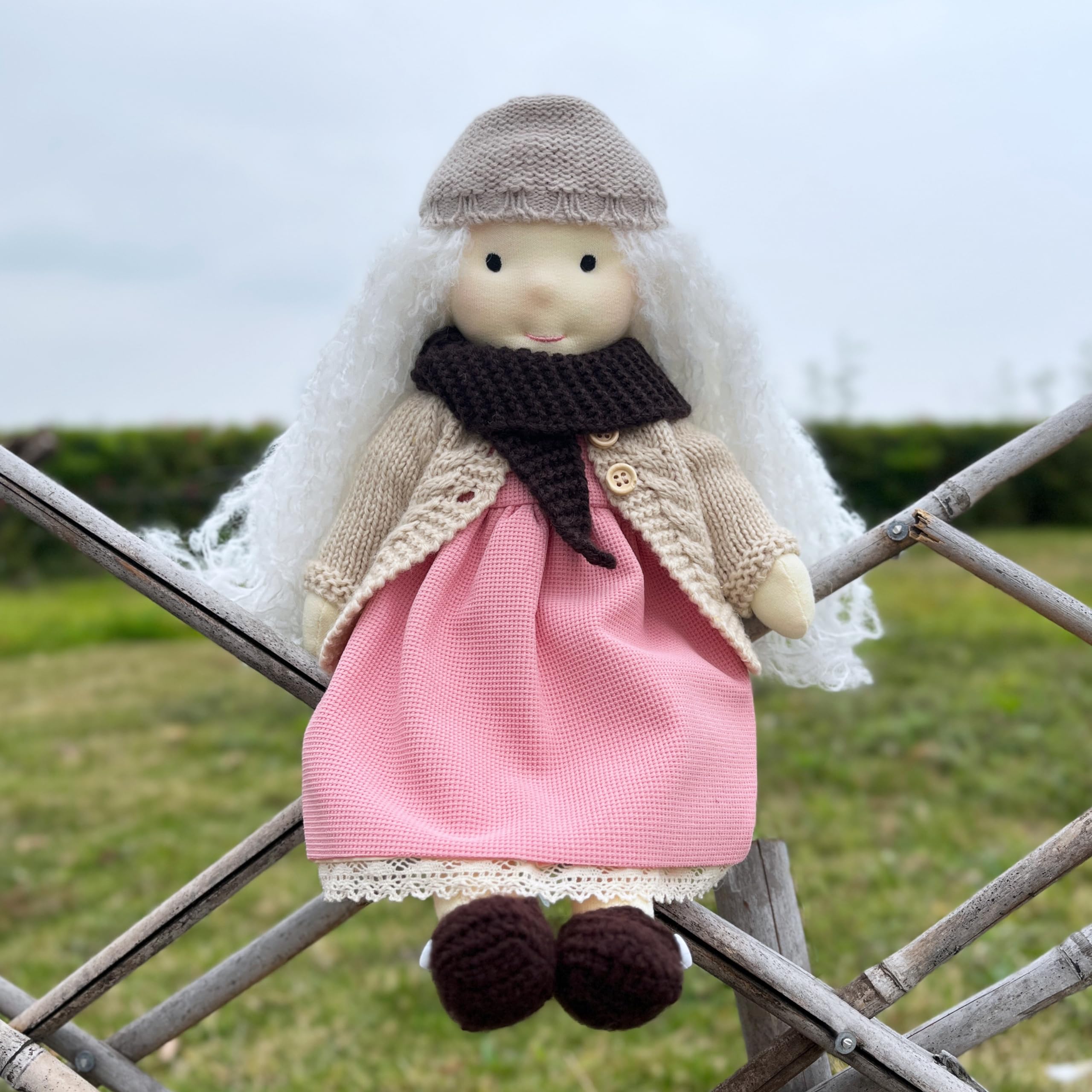 Amazon.co.jp: BlissfulPixie ウォルドルフ人形 Waldorf Doll 手作り