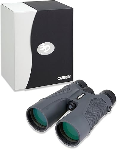 Miniatura 7 de Carson - Binoculares de serie 3D impermeables de alta definición para caza, avistaje de aves, camping, vigilancia, excursionismo, safari, eventos