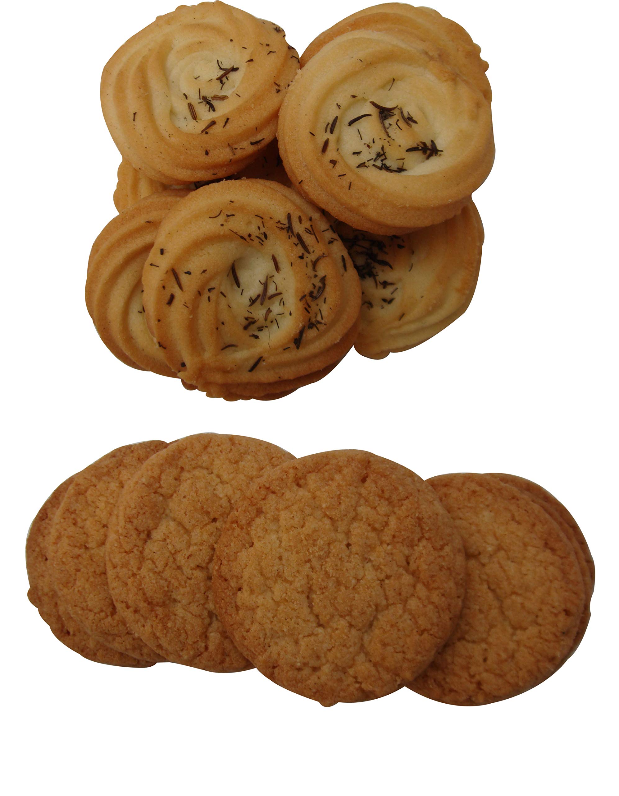 TT Traditionally Handmade Fantastic and Sooji Elaichi Cookies Pantry Offer Biscuit Family Combo -Pack of 2