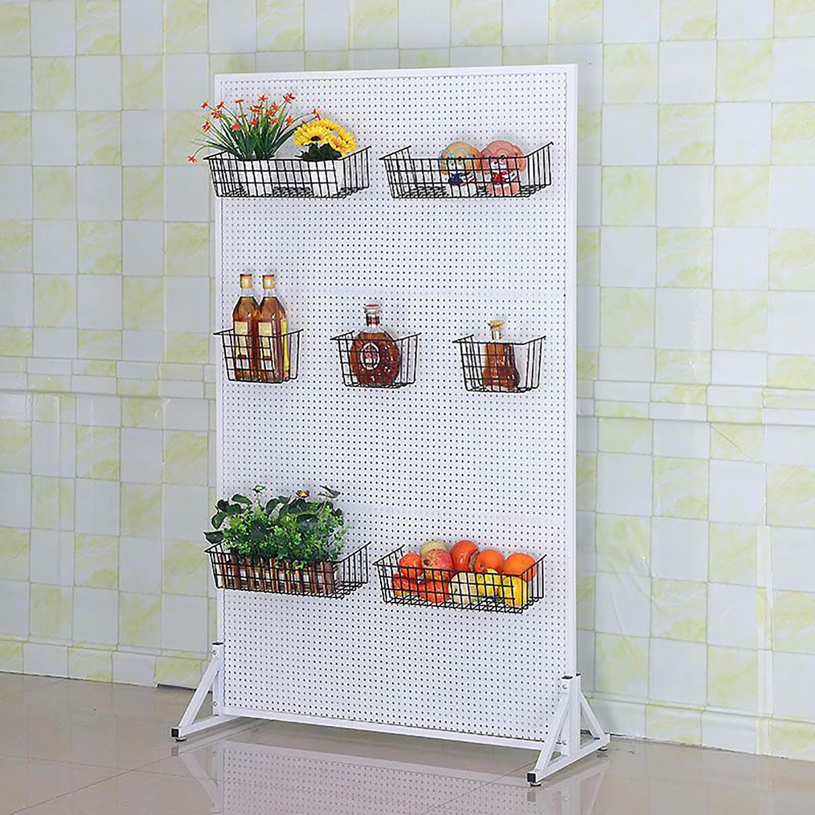 Organiseur d'outils en métal pour en finir avec le désordre du garage et de la cuisine