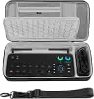 GEEKRIA Custodia Rigida EVA Per Teenage Engineering TX-6 – Antishock E Antipolvere, Grigio Scuro