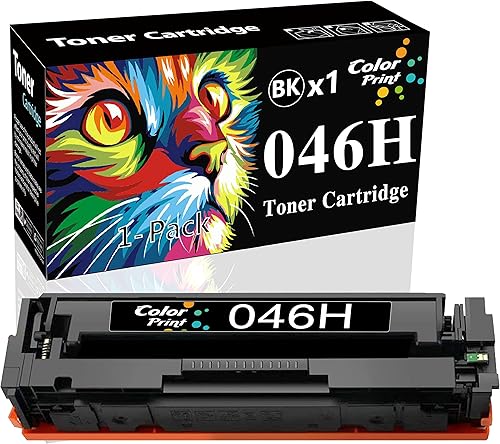 Cartucho de tóner negro de alto rendimiento compatible 046H para impresora Canon 046 BK CRG-046H 046BK CRG046 para imagen en color CLASE LBP654Cdw