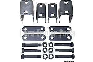 LIBRA Trailer Leaf Spring Hanger Kit for Double Eye Springs Single Axle Suspension