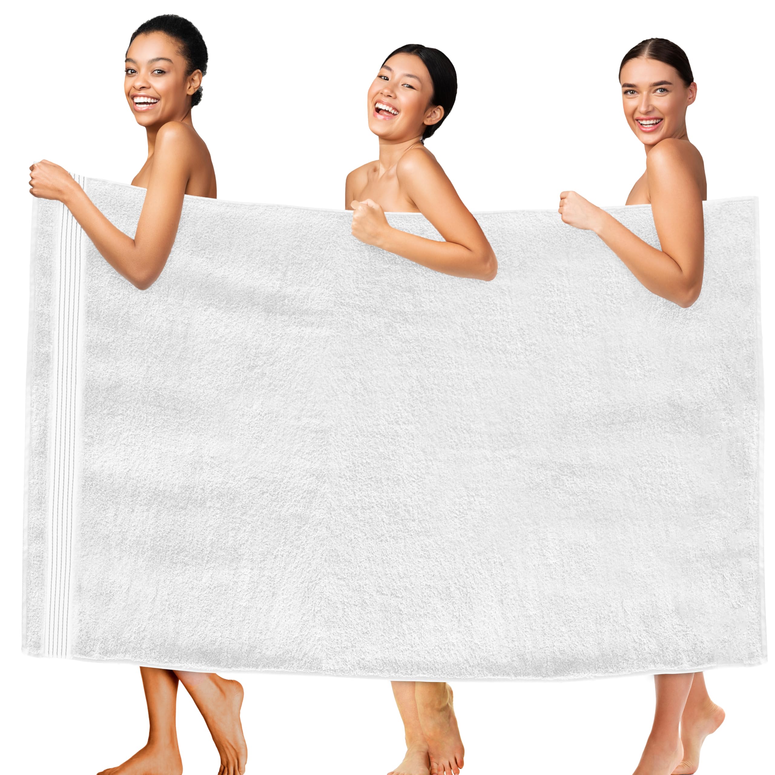Elegant Comfort Toallas de baño de Gran tamaño de 1 Pieza súper Suaves y Altamente absorbentes, 40 x 80 Pulgadas, lujosas Toallas de baño extragrandes de 100% algodón Turco de Calidad de Hotel y SPA