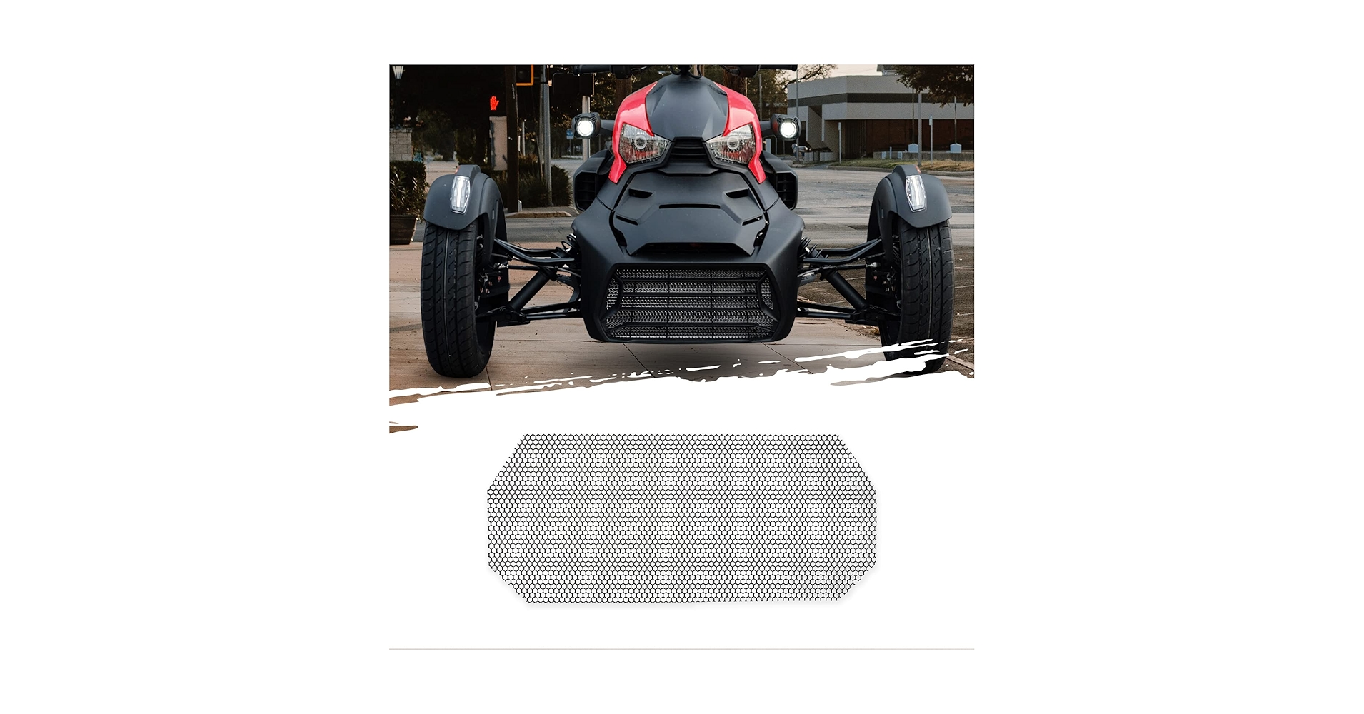 小物 ayameLAYS Amazon.com: AggAuto Motorcycle Front Grill Mesh Compatible