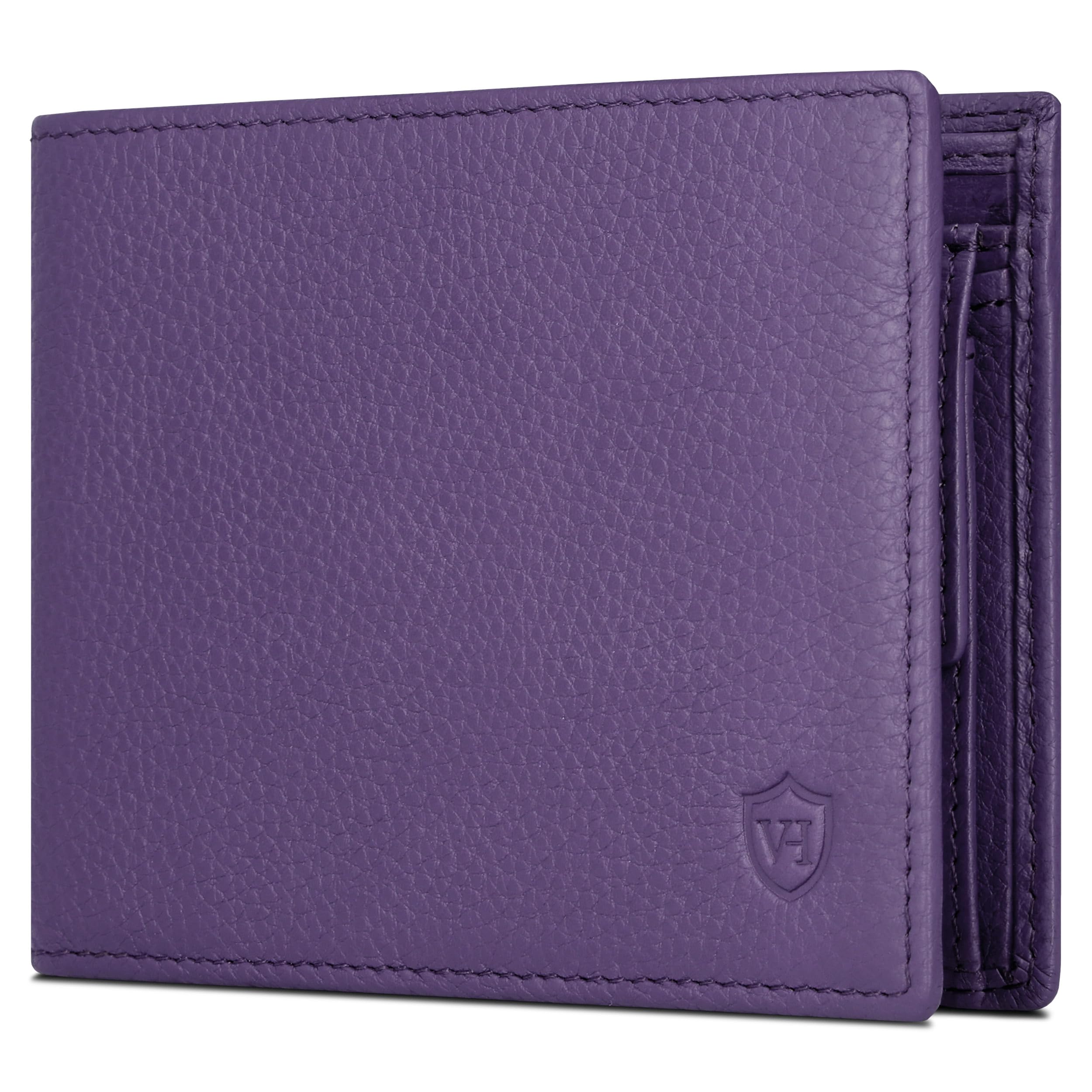 VON HEESEN Leder Geldbörse RFID Schutz I Echtleder Geldbeutel für Damen & Herren I Portemonnaie Brieftasche Wallet Portmonee