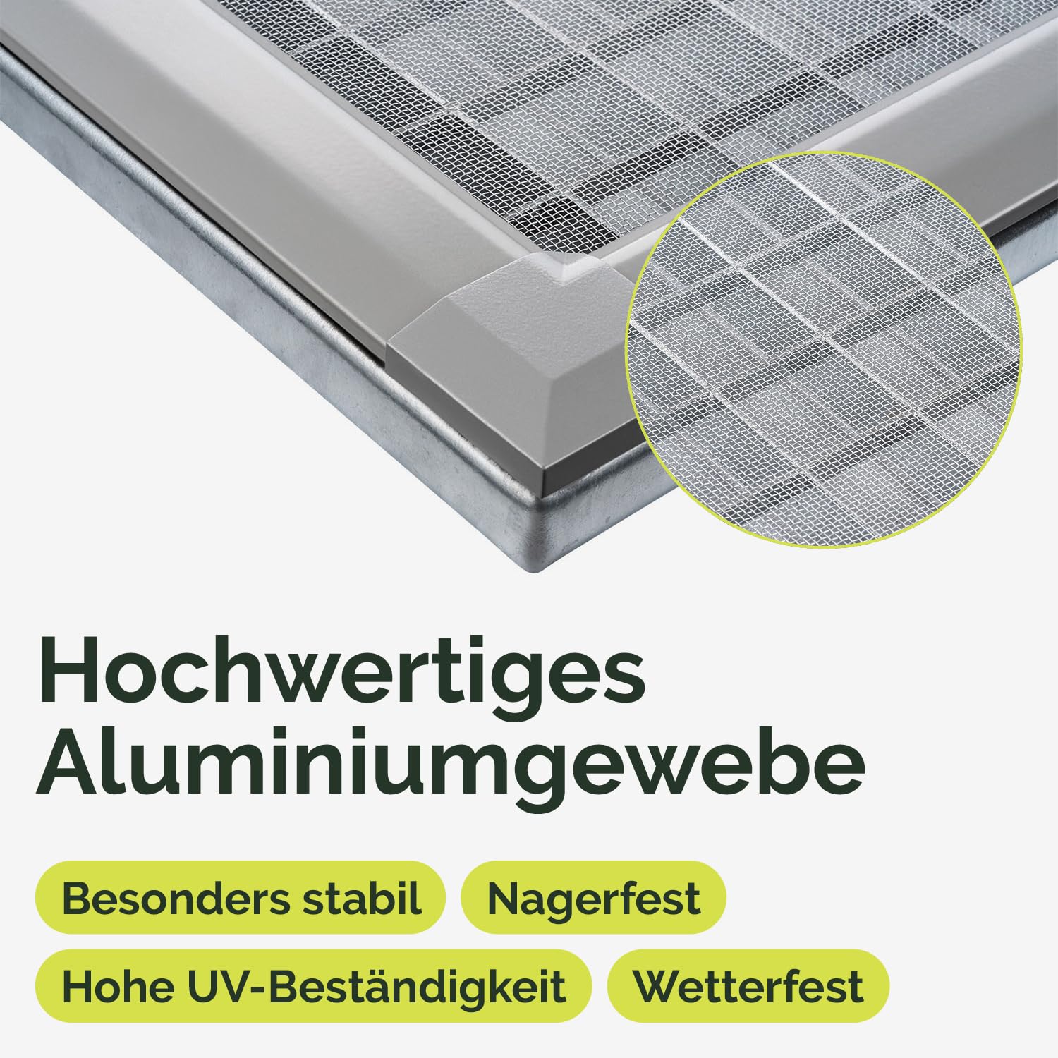 Nematek Lichtschachtabdeckung Pro - Premium Kellerschachtabdeckung in 60 x 115 cm - Lichtschachtabdeckung Aluminium - cleanes Design für sauberen Lichtschacht