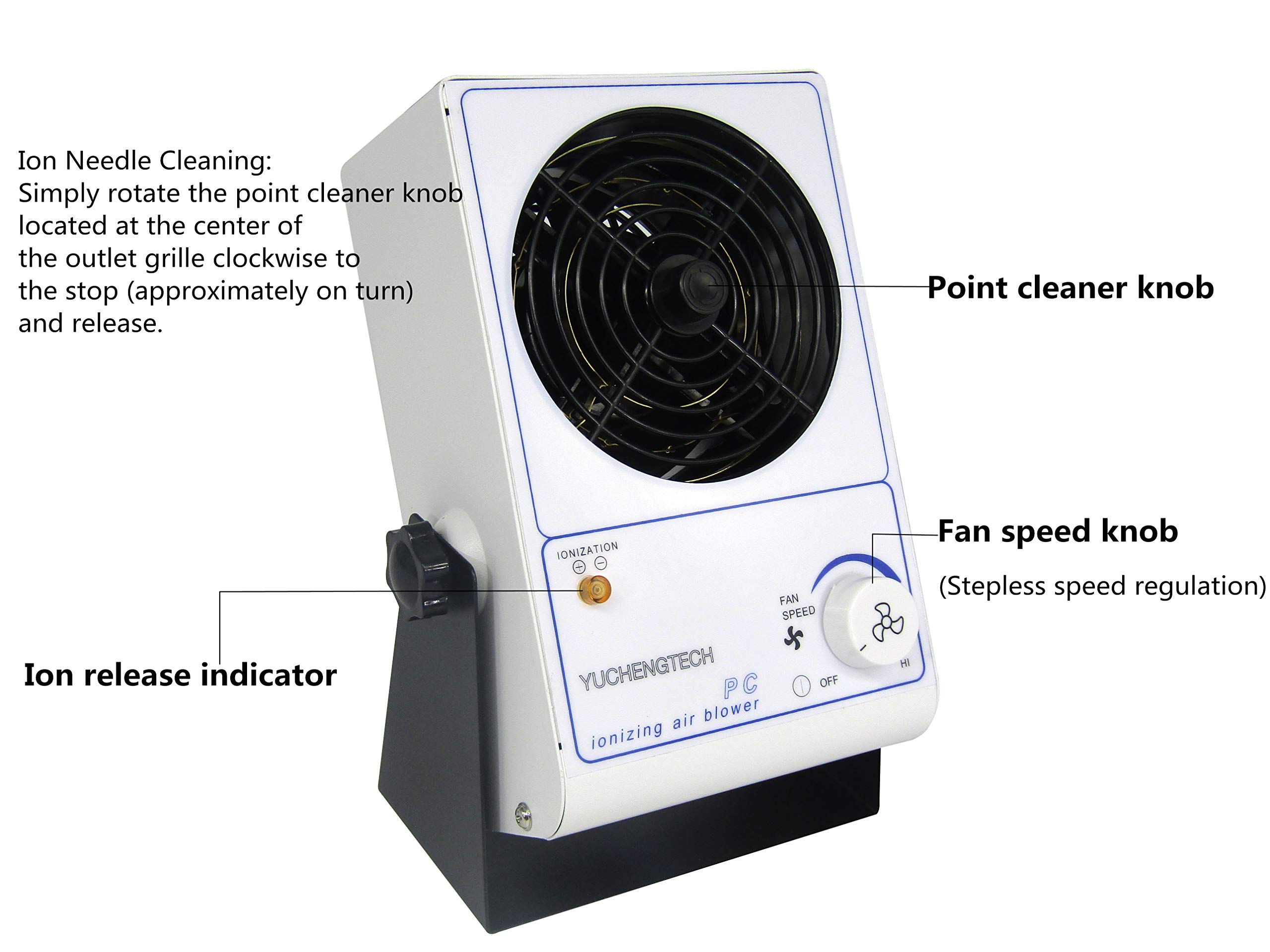 Aexit Anti-Static Static Tool Sets Discharger Keychain Key Ring Blue -Free Tool Sets High Voltage