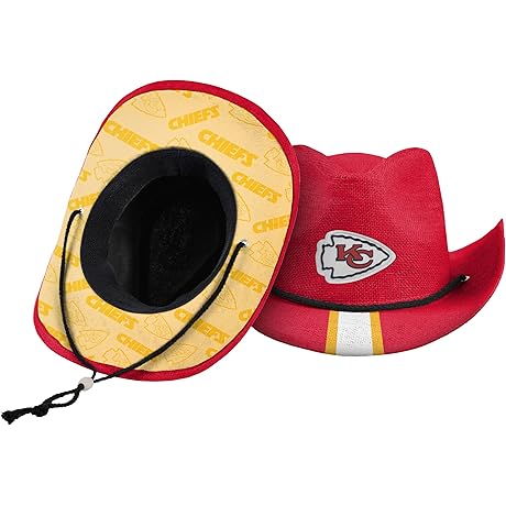 Kansas City Chiefs Championship 2023 Team Stripe Cowboy Hat