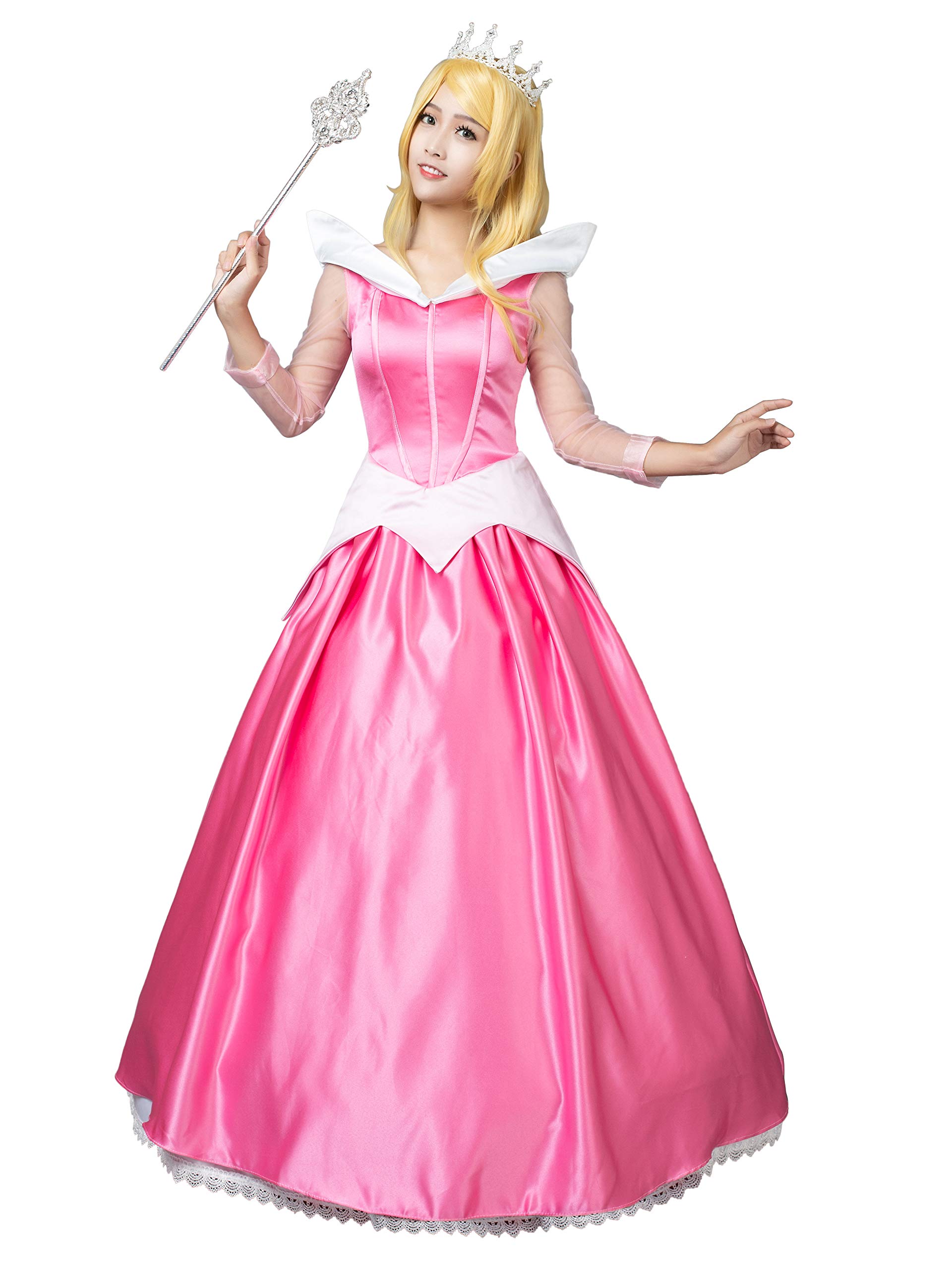CosFantasy Princess AURORA Cosplay Costume Ball Gown Dress Party Dress for Halloween mp002020
