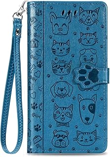 YBROY Capa para Xiaomi Poco X5 Pro 5G, capa de telefone carteira premium de couro magnético, com compartimento para cartão e suporte dobrável, capa para Xiaomi Poco X5 Pro 5G. (azul)