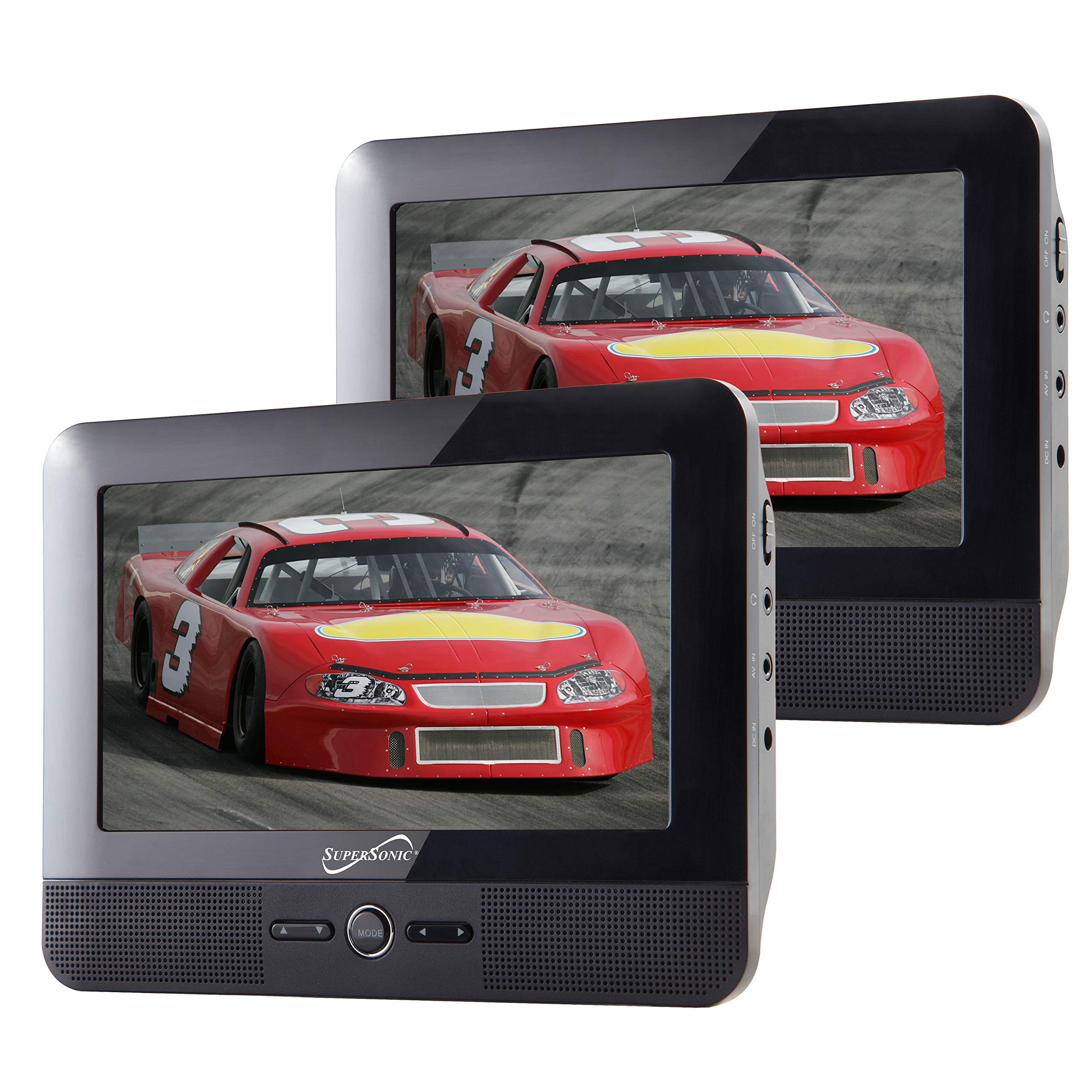 Supersonic SC198 Dual Screen DVD Player