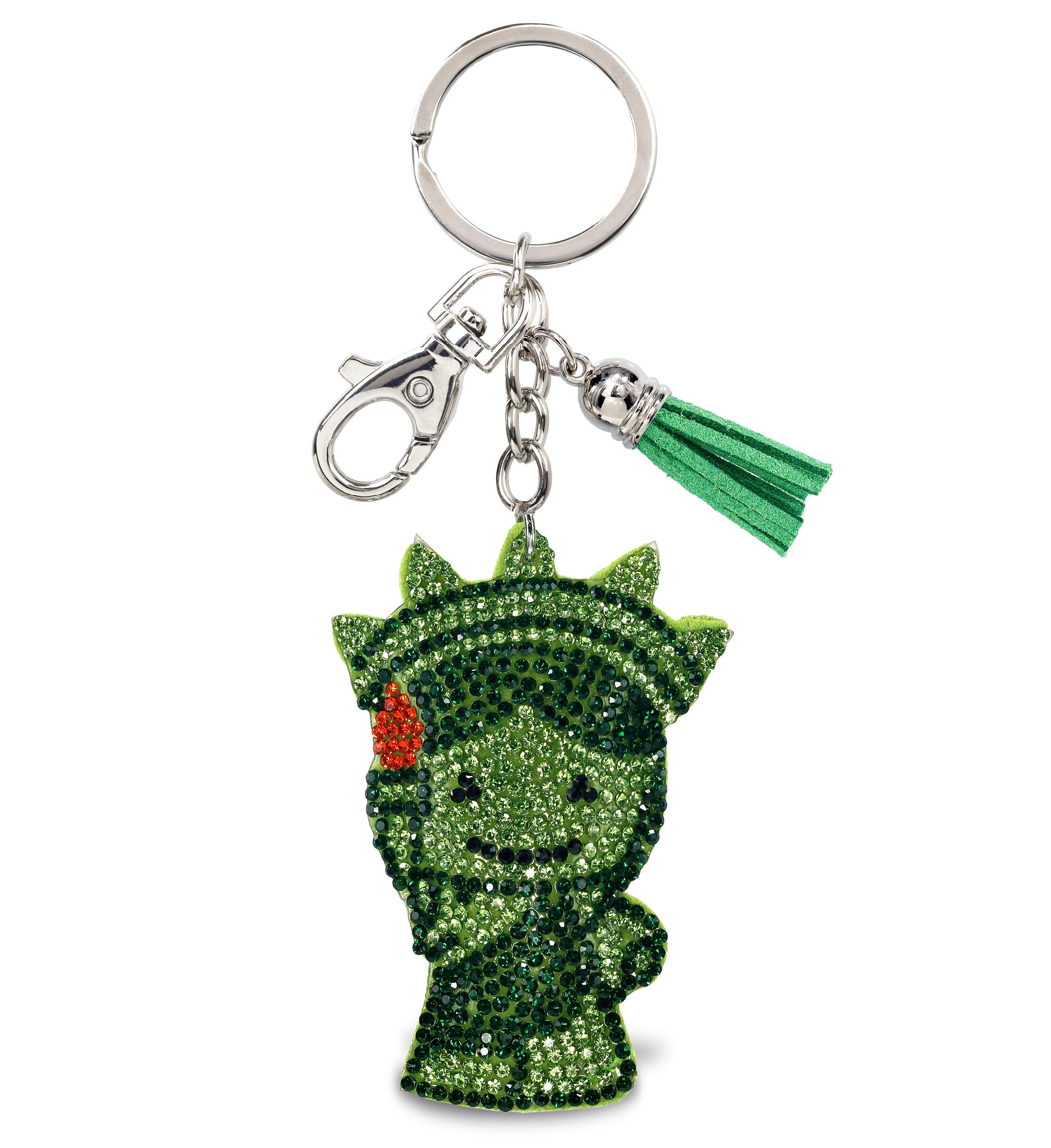 Photo 1 of Aqua79 Statue of Liberty Rhinestone Tassel Keychain