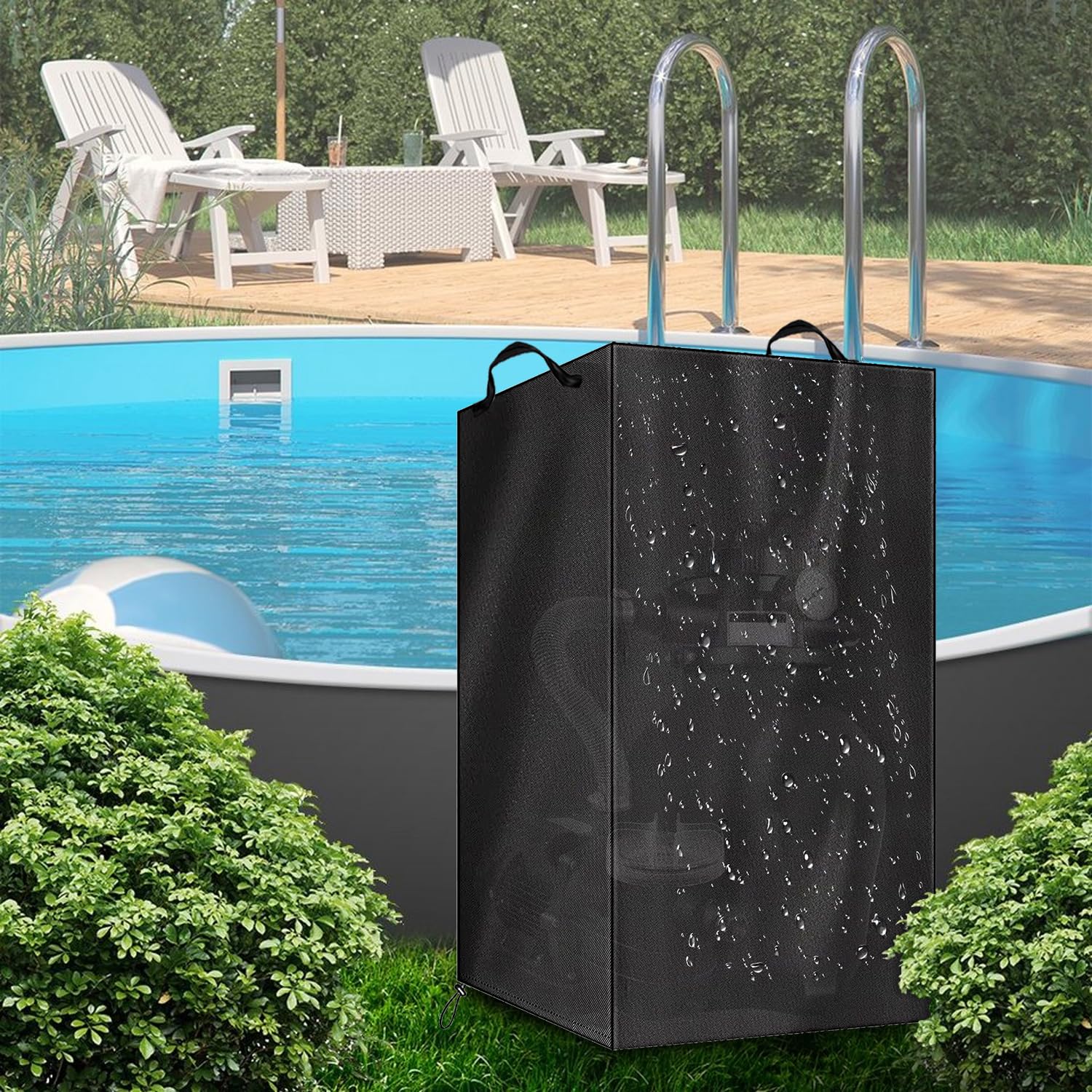 Couverture De Piscine De Réservoir Ovale - Couverture De Piscine Creusée Proof