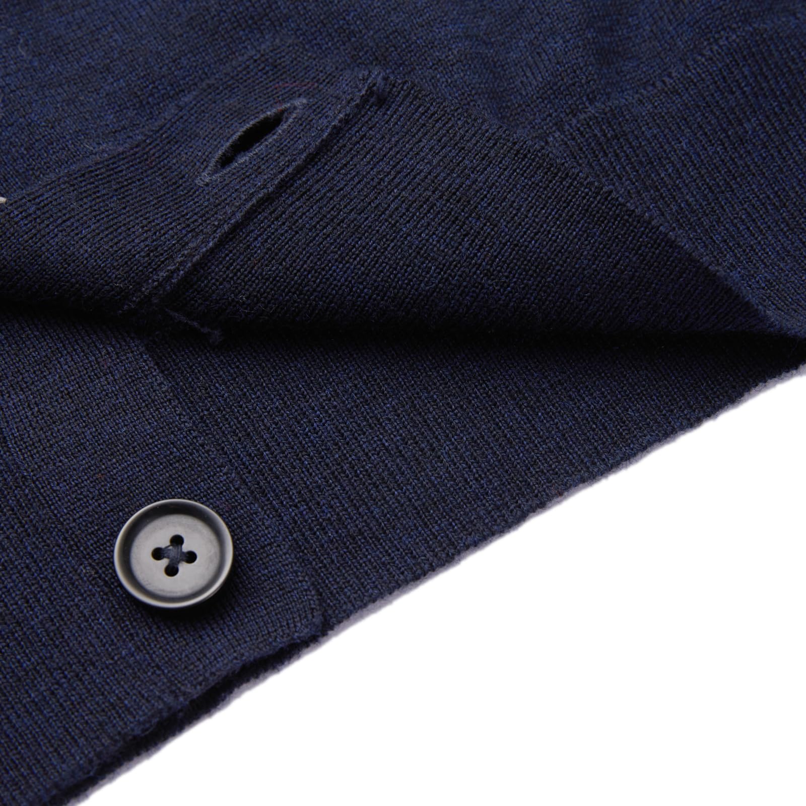 Diana Studio - Basic Cardigan, Herren, 100% Merinowolle, Langarm, Normale Passform