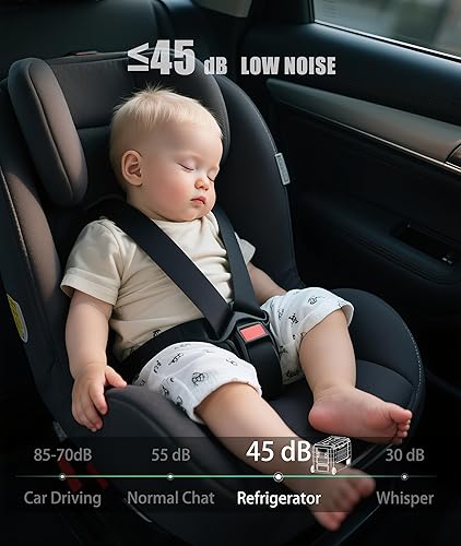 Miniatura 7 de SHAREWIN Refrigerador de 12 voltios, enfriador eléctrico de 58 cuartos (55 L) 1224 V CC y 110-240 V CA refrigerador para automóvil (-8   68 ) con