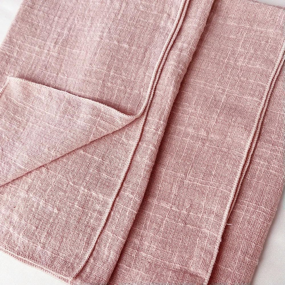 50 Stück 30 x 30 cm Stoffservietten zum Nähen, Gaze, Baumwollstoff, Hochzeit, Tischdekoration für Abendessen, Party, Weihnachten