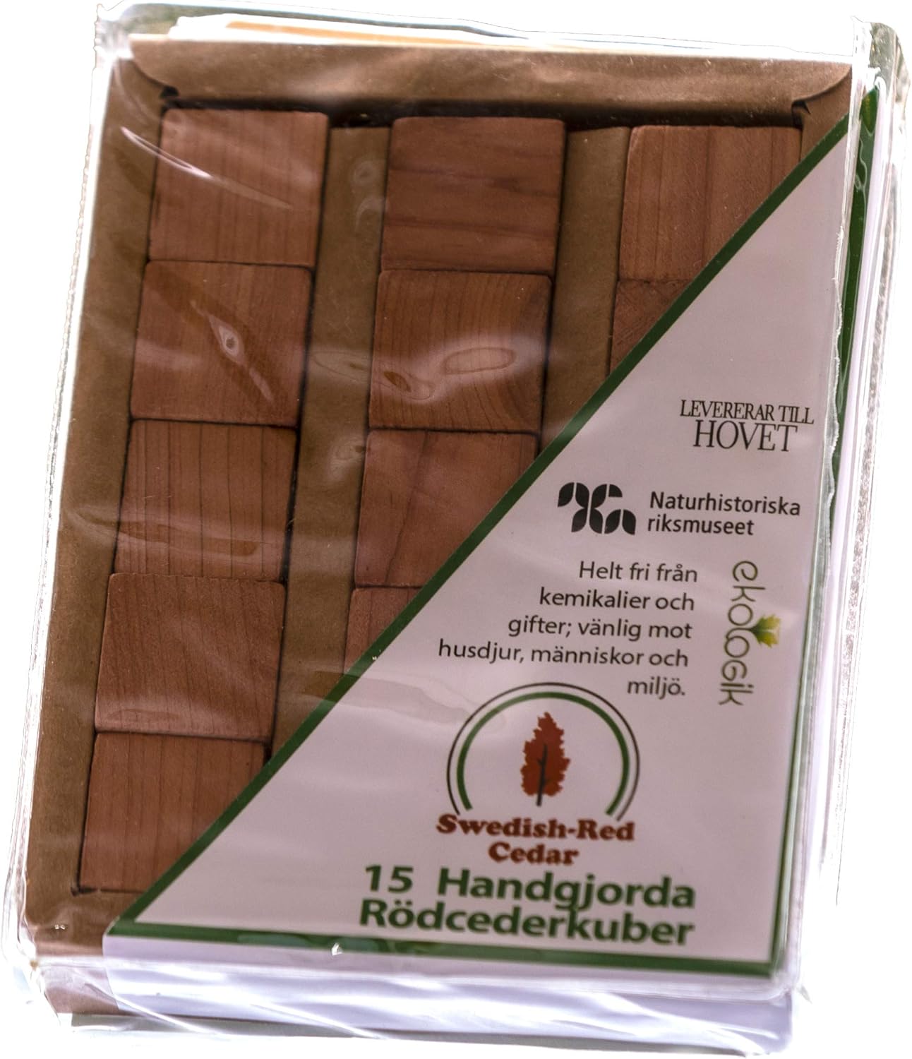 Swedish Red Cedar Handmade Cedarwood Moth Repellent For Wardrobes Cubes