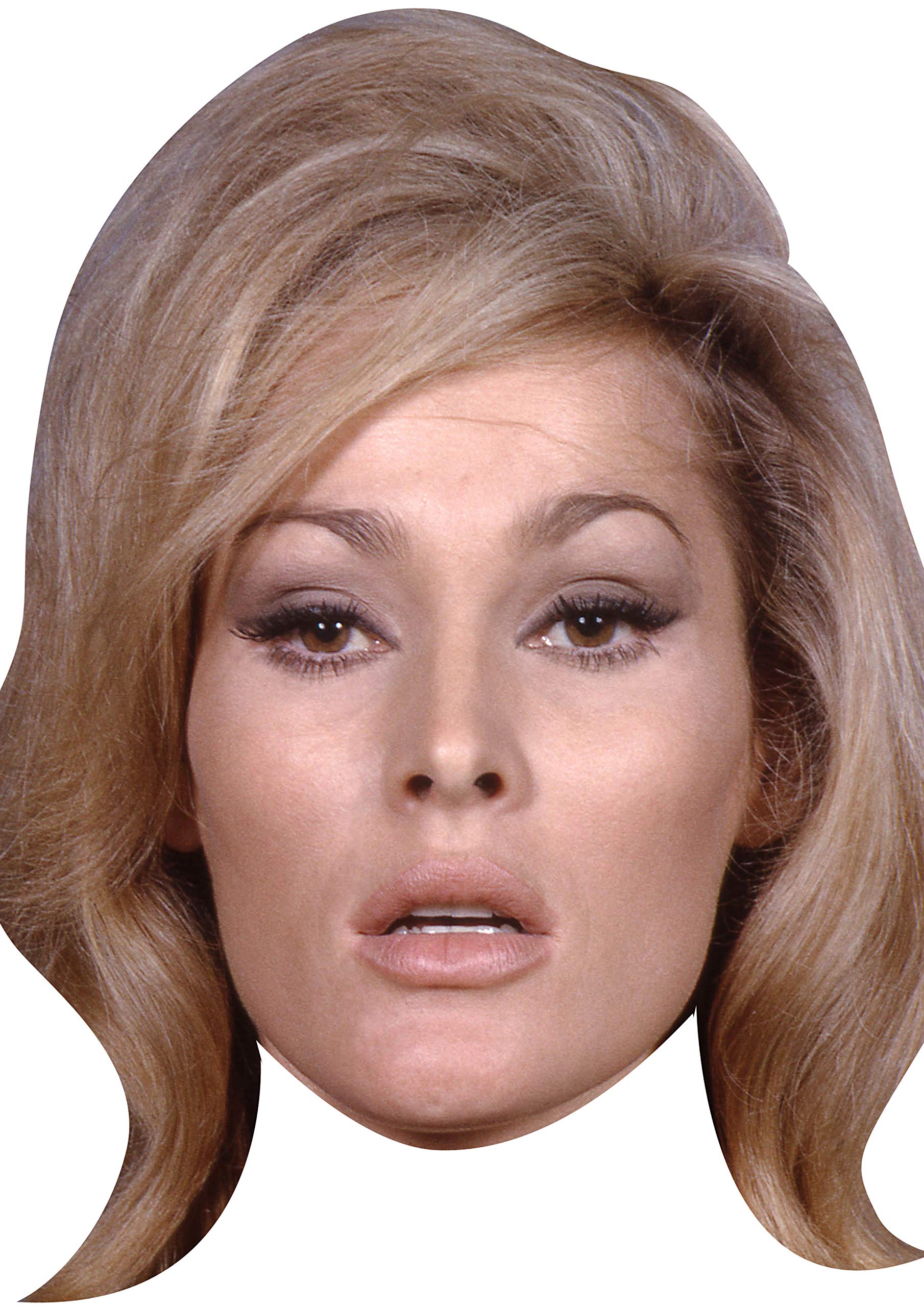 FoxyPrinting Ursula Anders Bond Girl Celebrity Cardboard Party Face Mask Fancy Dress
