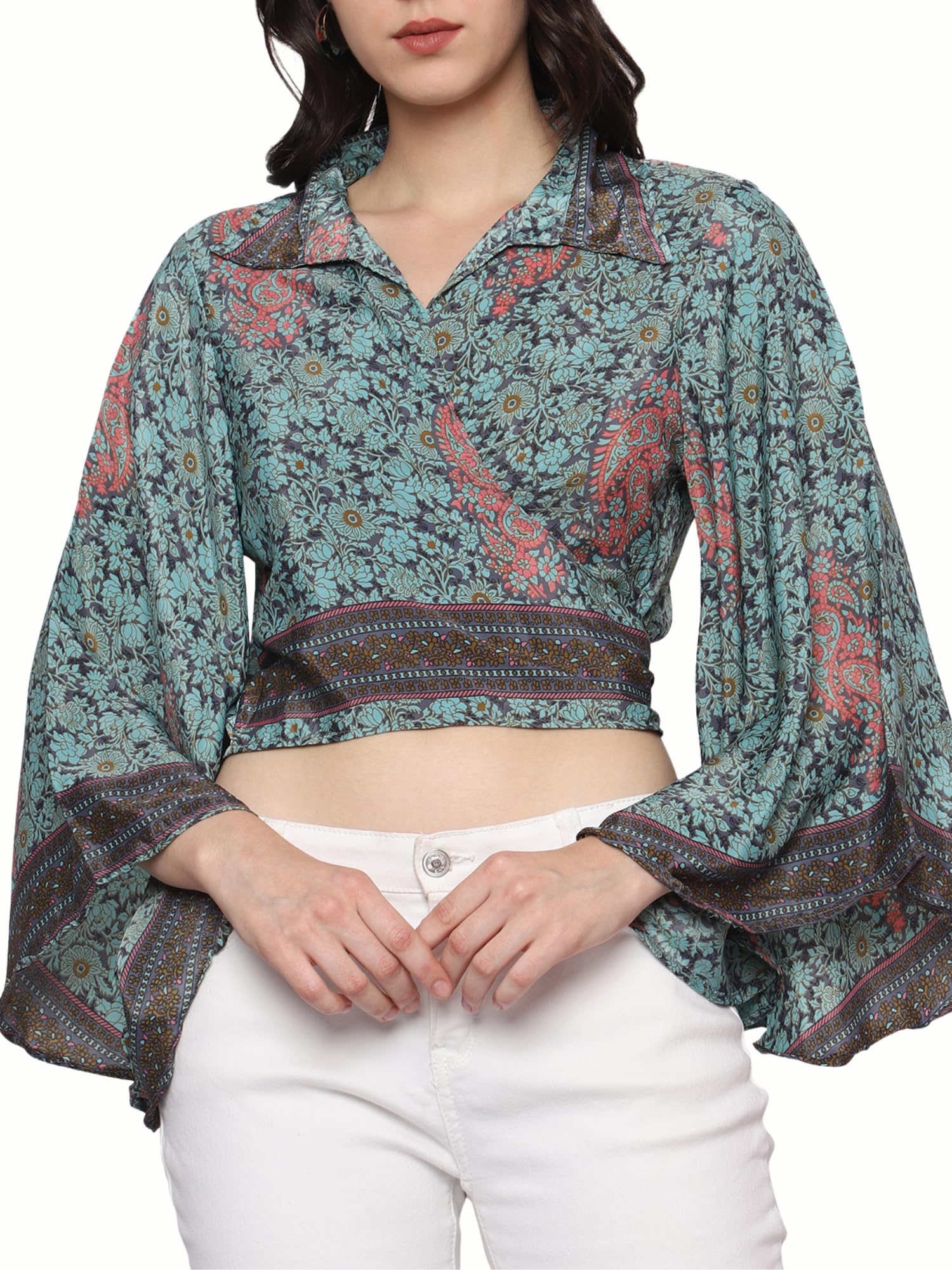 KE Kanha Exports top for Women Stylish Western | wrap Tops for Woman | Perfect on Jeans Tops for Women | Summer top | Beach Outfits Dress for Stylish