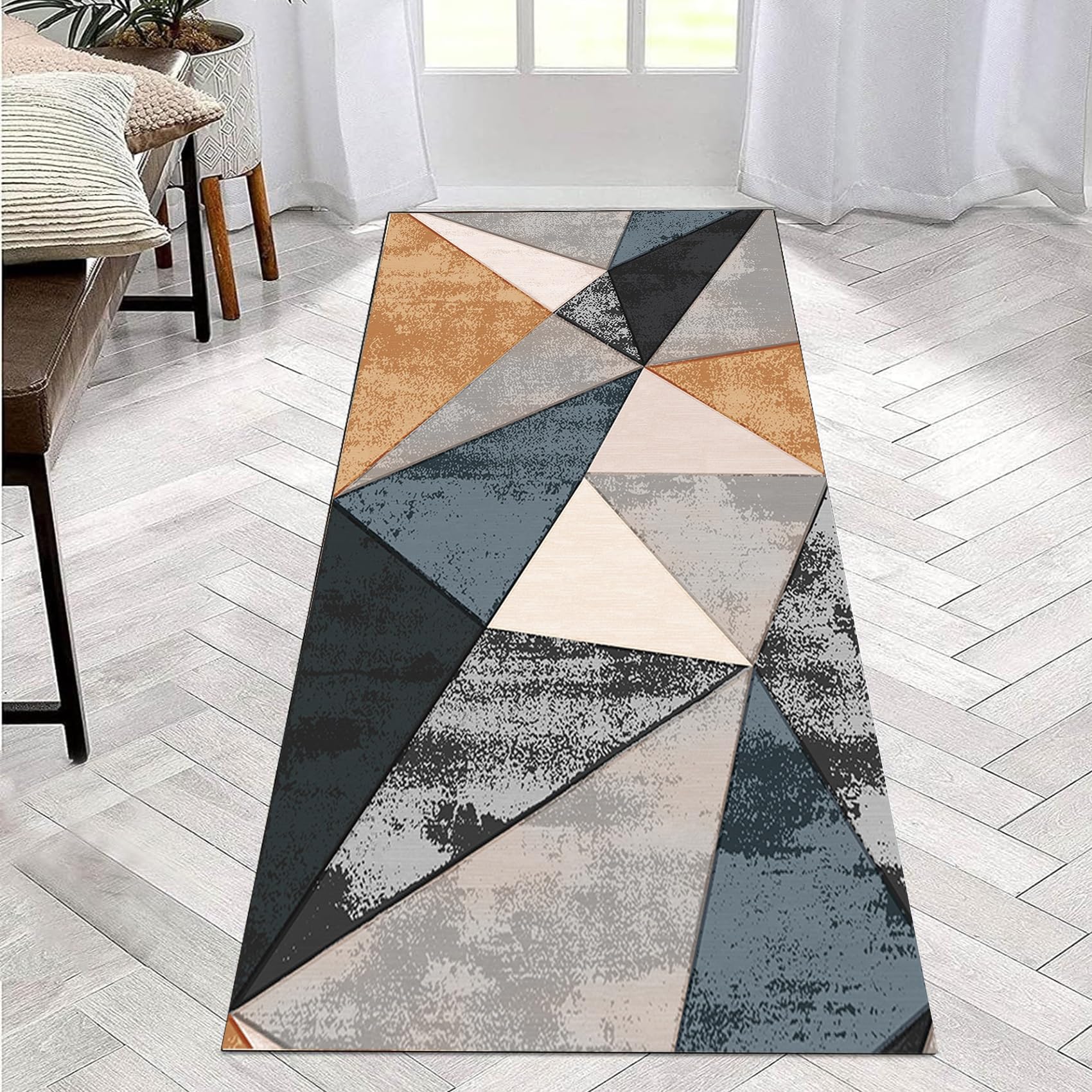Tapis cuisine long 70x130 cm moderne et lavable pour l'entrée