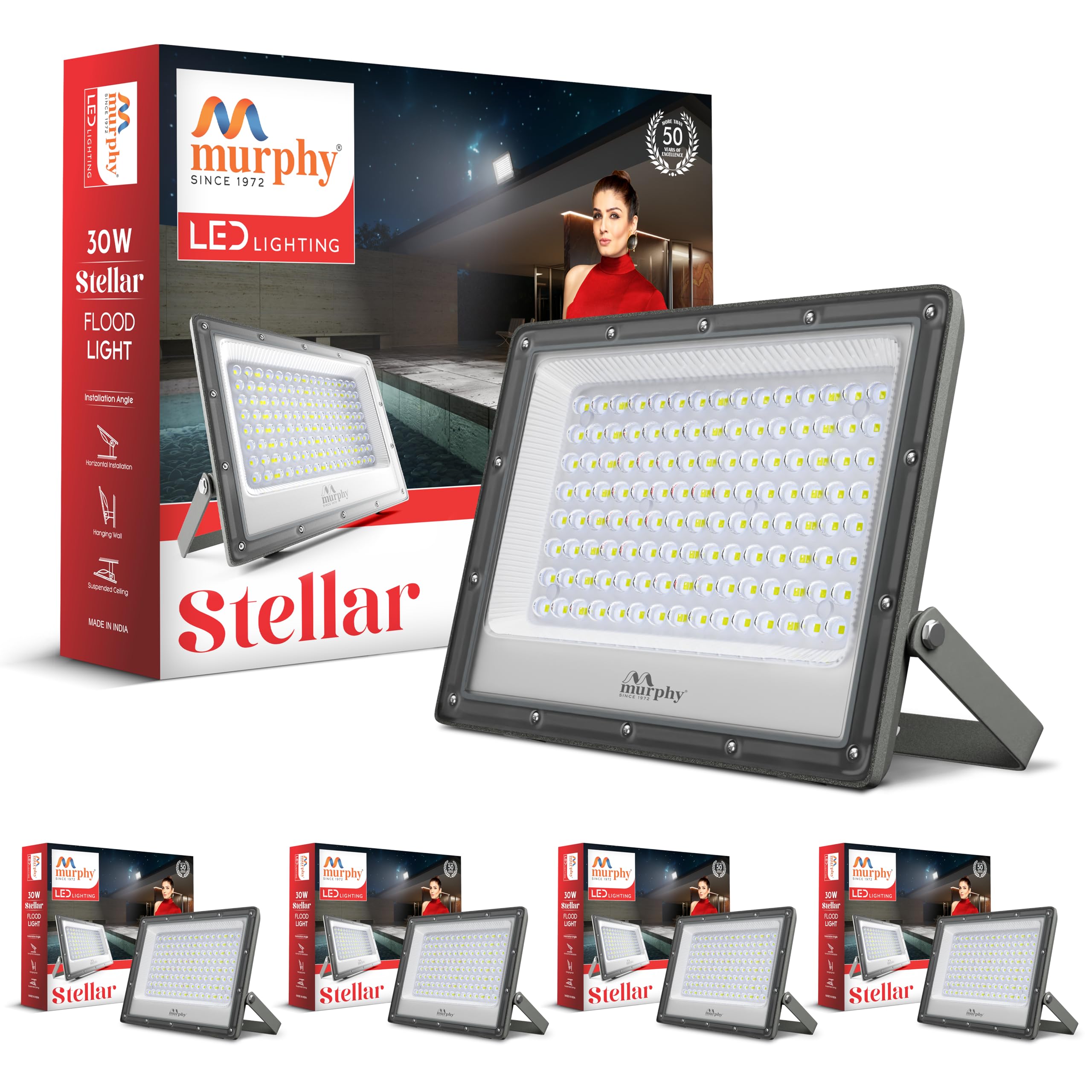 Murphy Stellar LED Flood Light - 200W, Waterproof -8