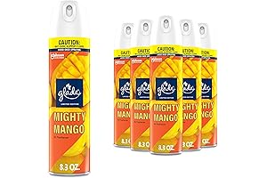 Glade Air Freshener Room Spray, Mighty Mango Scent (8.3 oz, Pack of 6)