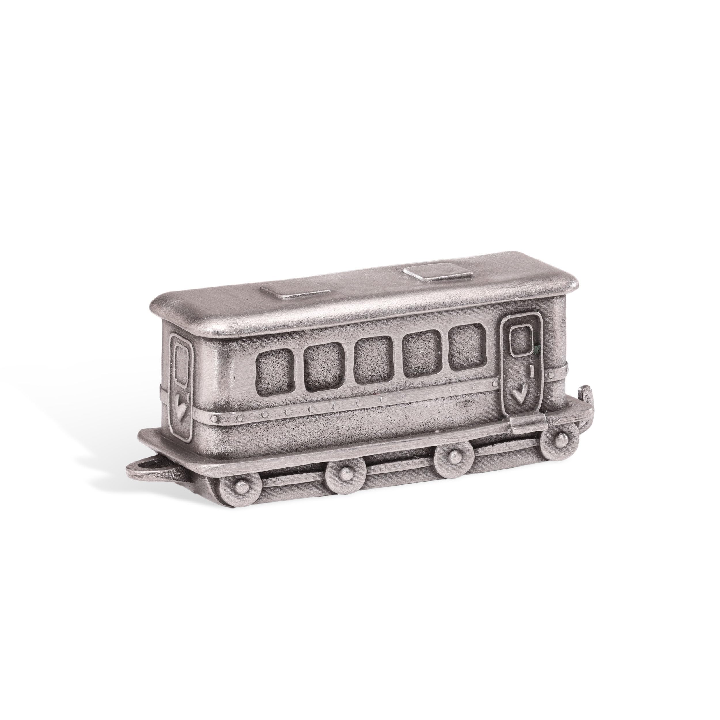 Passenger Carriage Pewter Holiday Figurine Christmas Décor